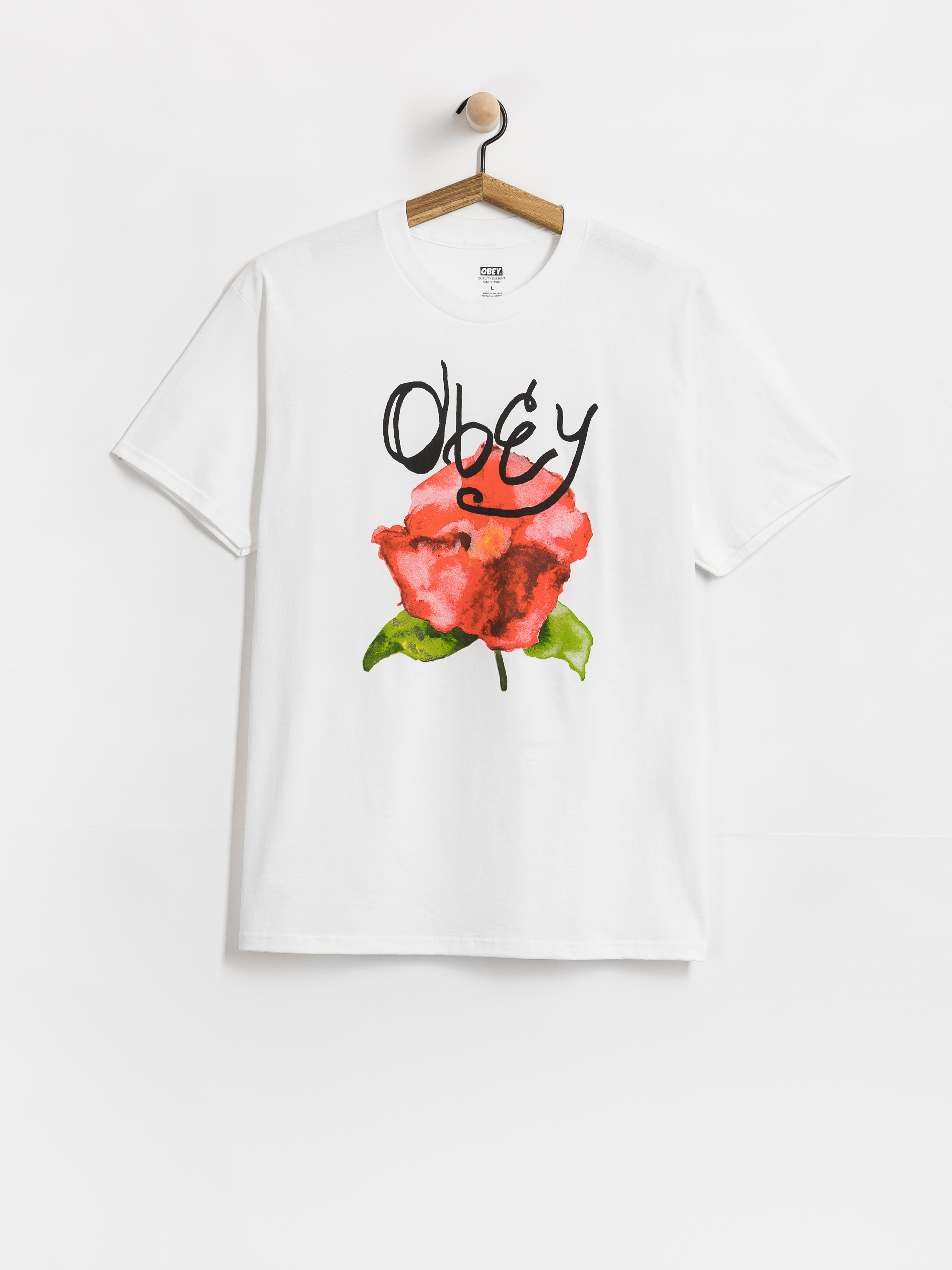 Póló OBEY Watercolor Poppy