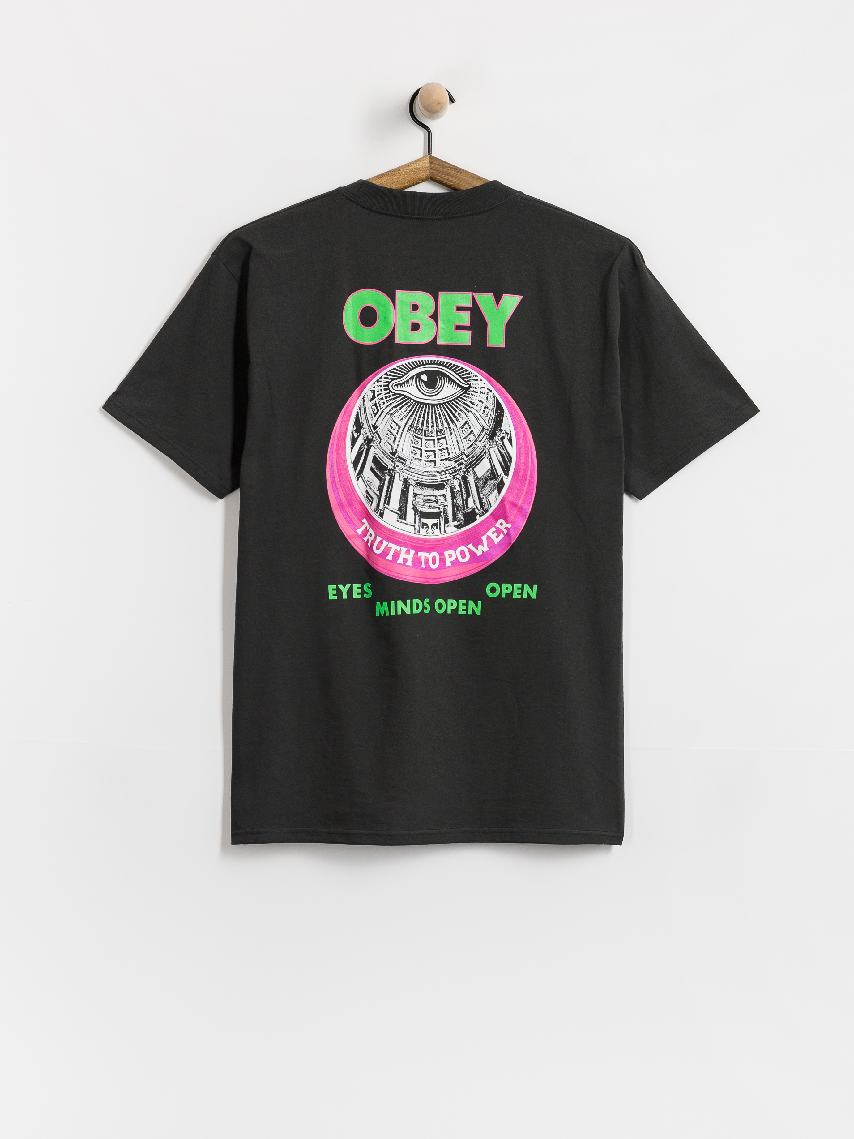 Pu00f3lu00f3 OBEY Truth To Power (vintage black)