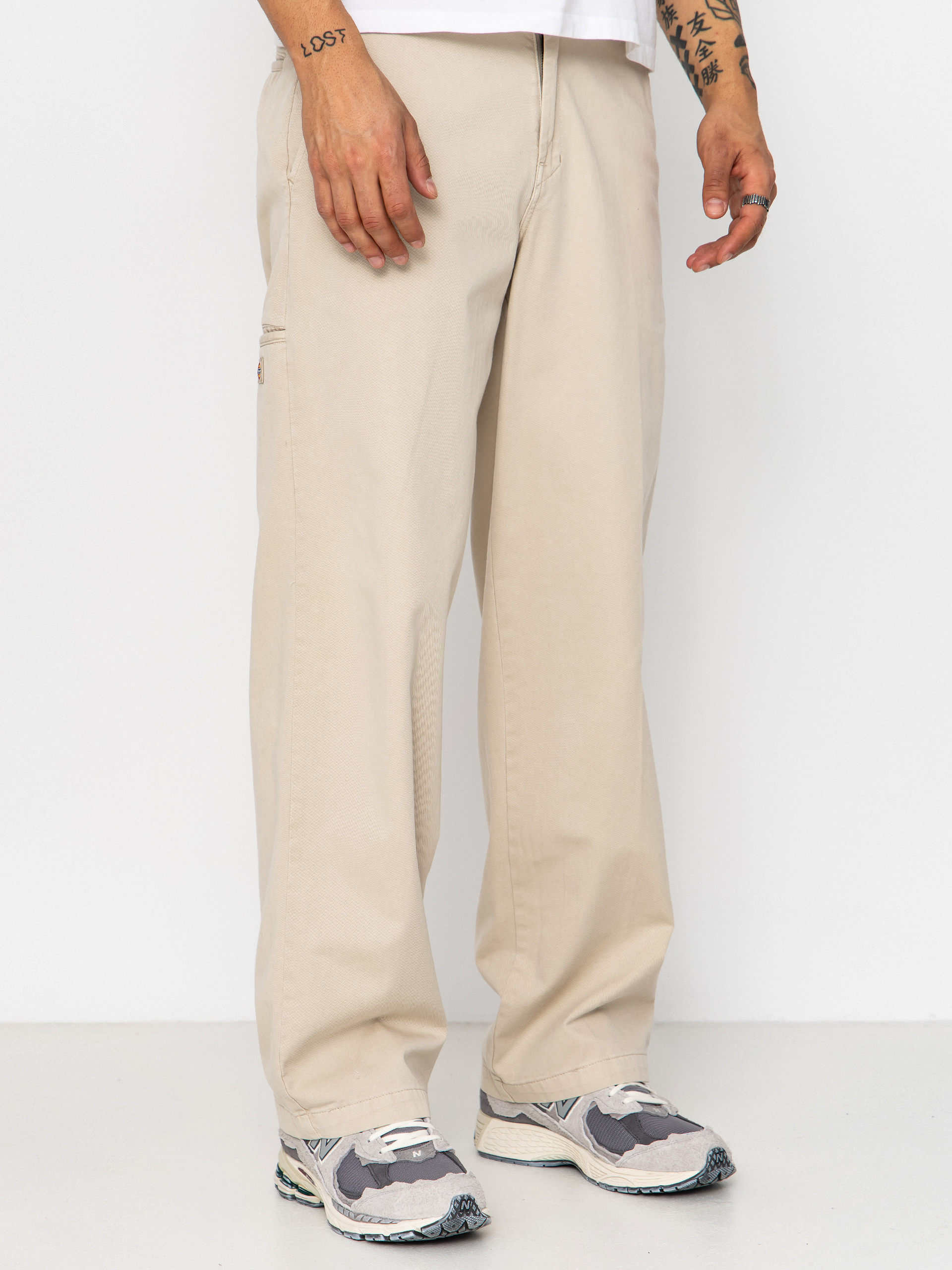 Dickies 247 Loose Garment Dyed Work Kisnadrág (stone)