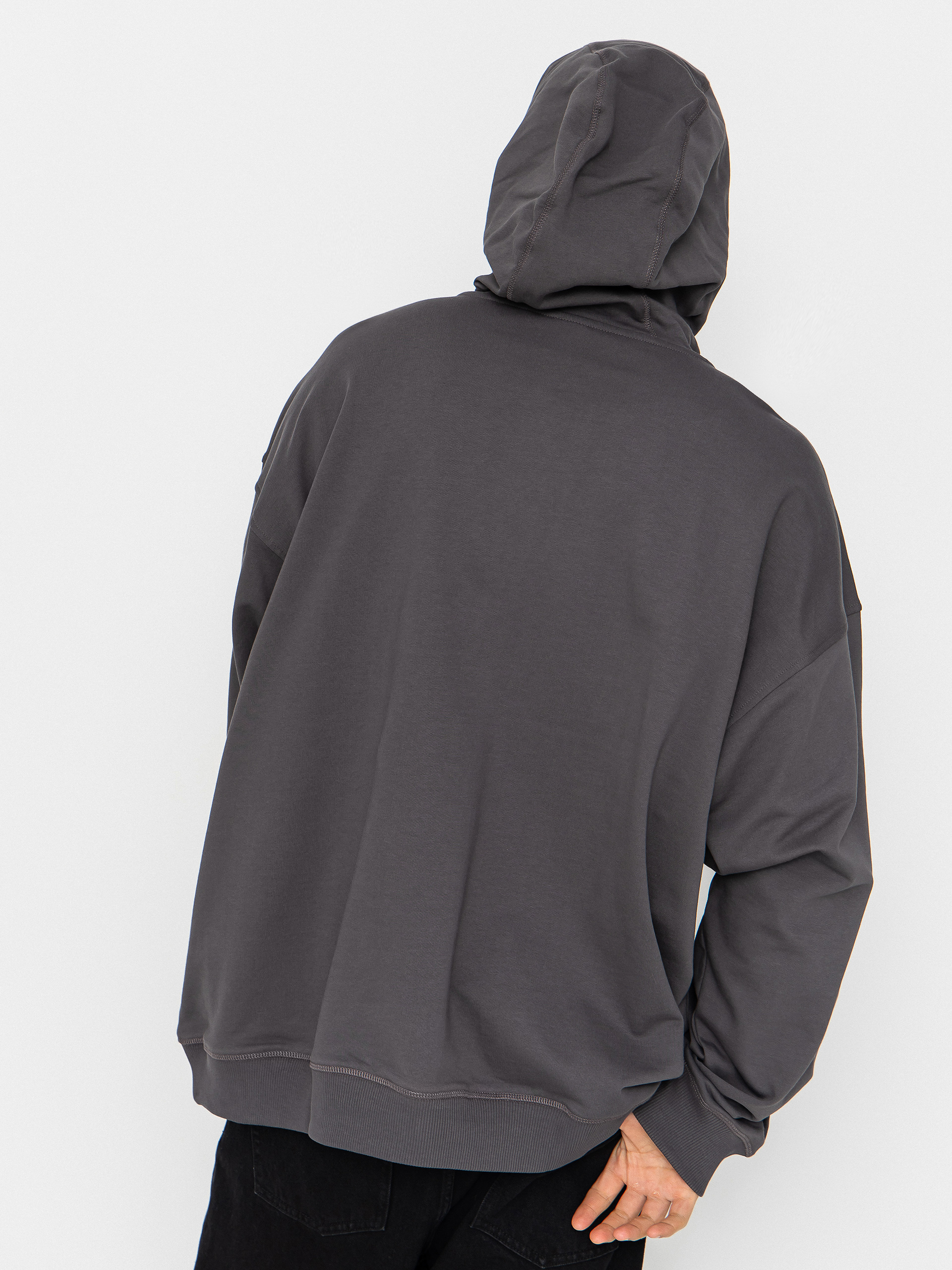 Kapucnis pulóver The North Face Essential Oversize ZHD (anthracite grey)