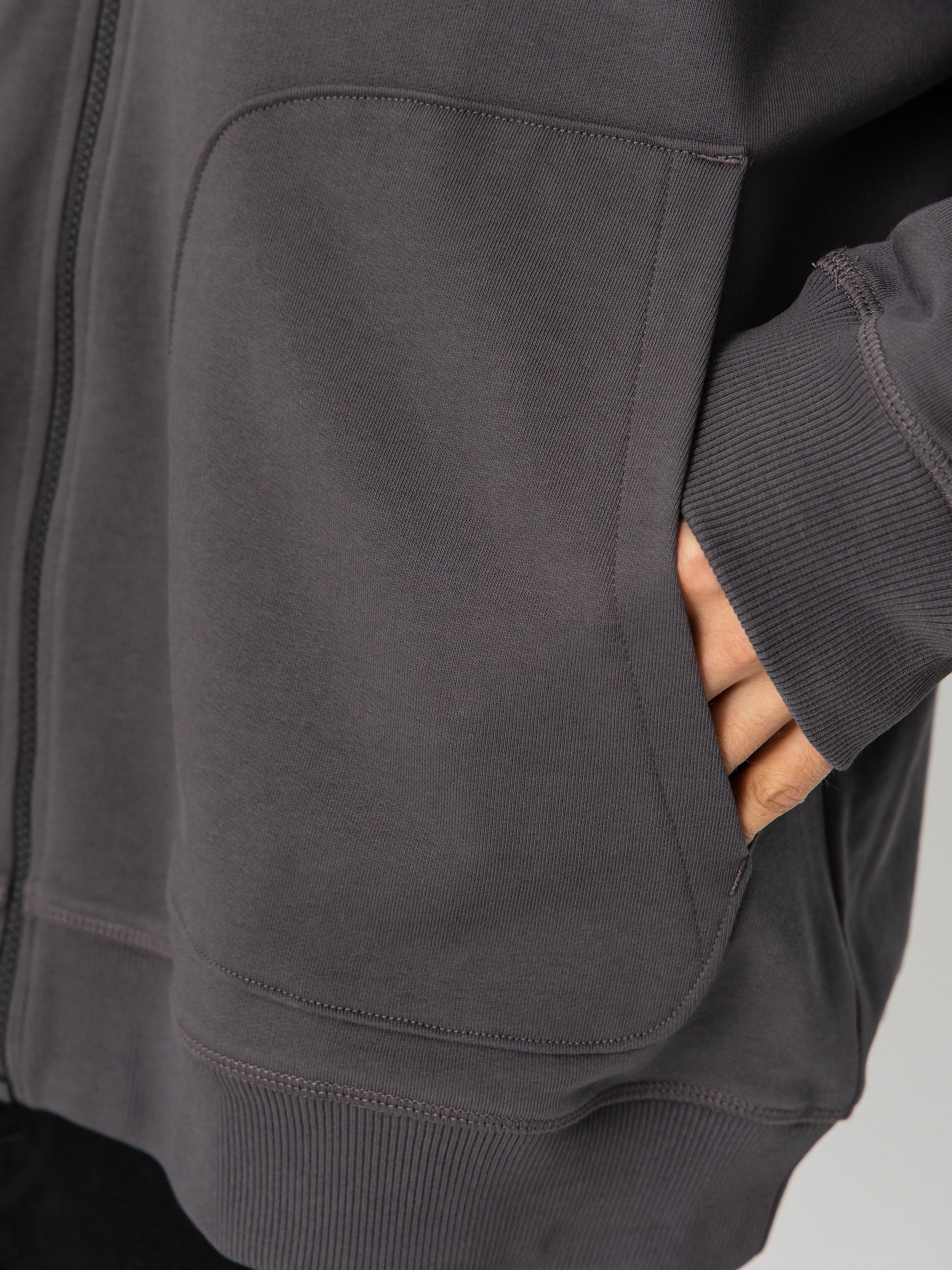 Kapucnis pulóver The North Face Essential Oversize ZHD (anthracite grey)