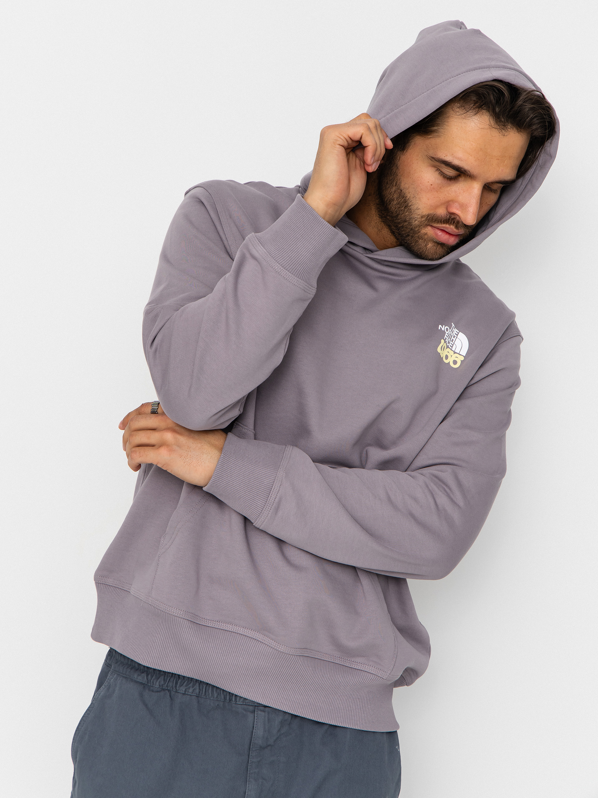 Kapucnis pulóver The North Face Motion Relaxed HD (transcendent gr)