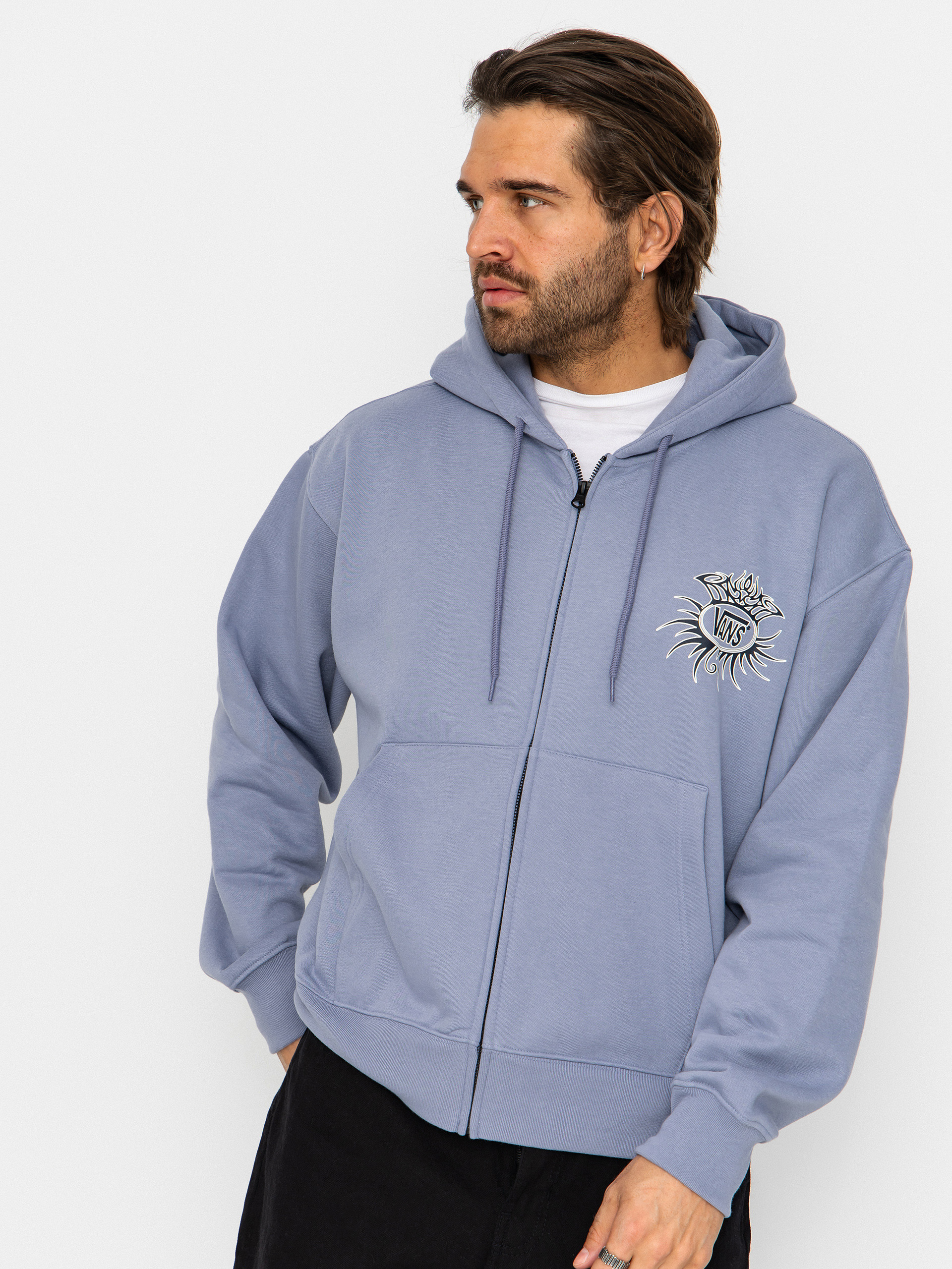 Vans Torched Full Zip Pulu00f3ver (glacial slate)