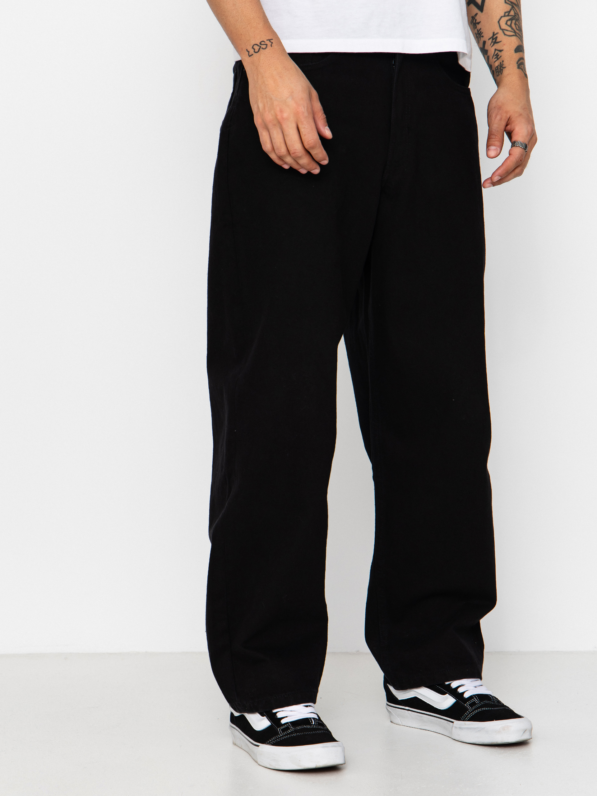 Vans Check 5 Baggy Denim Kisnadrág (black)