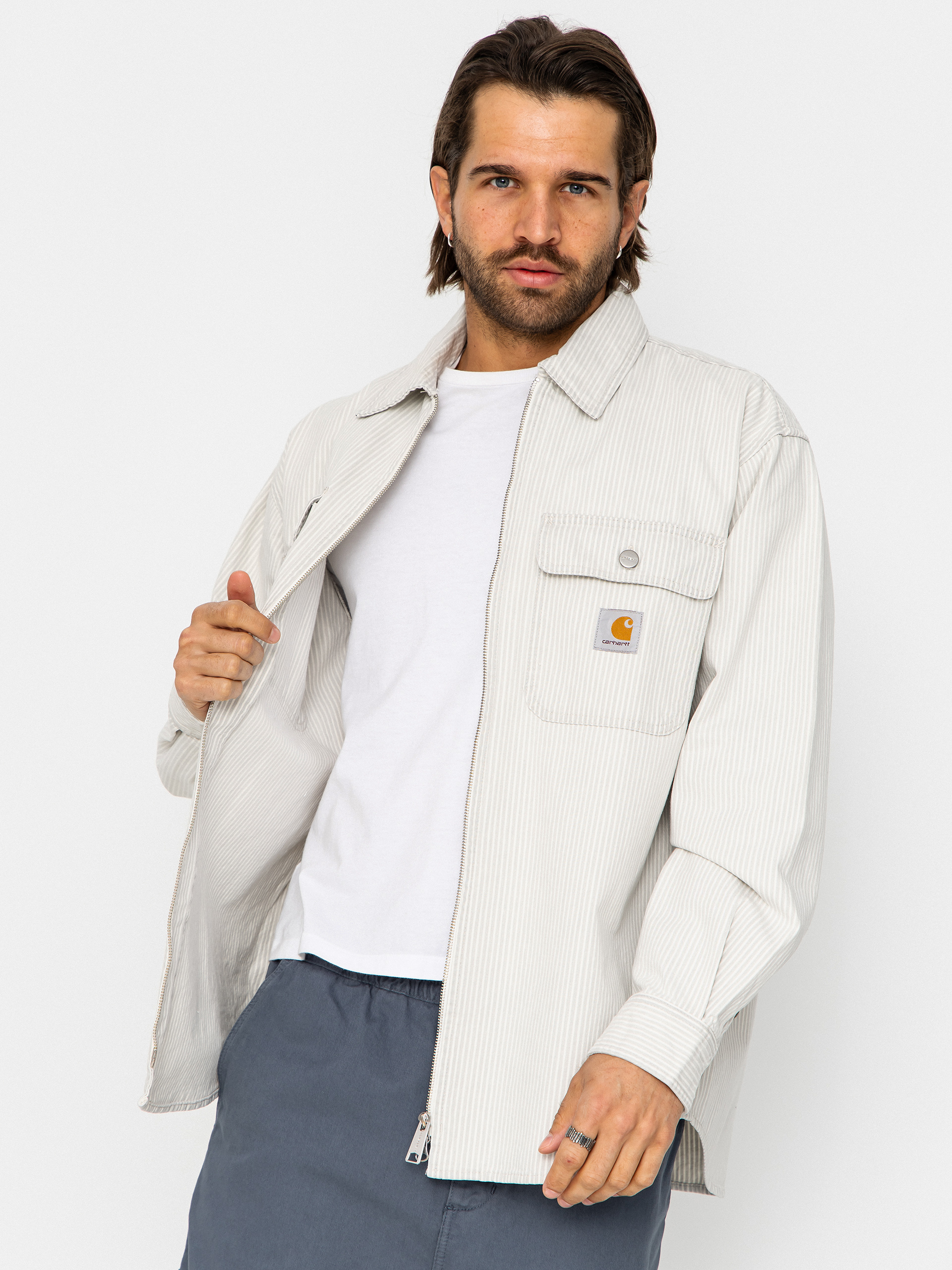 Dzseki Carhartt WIP Mercer (mercer stripe/graphite/wax)