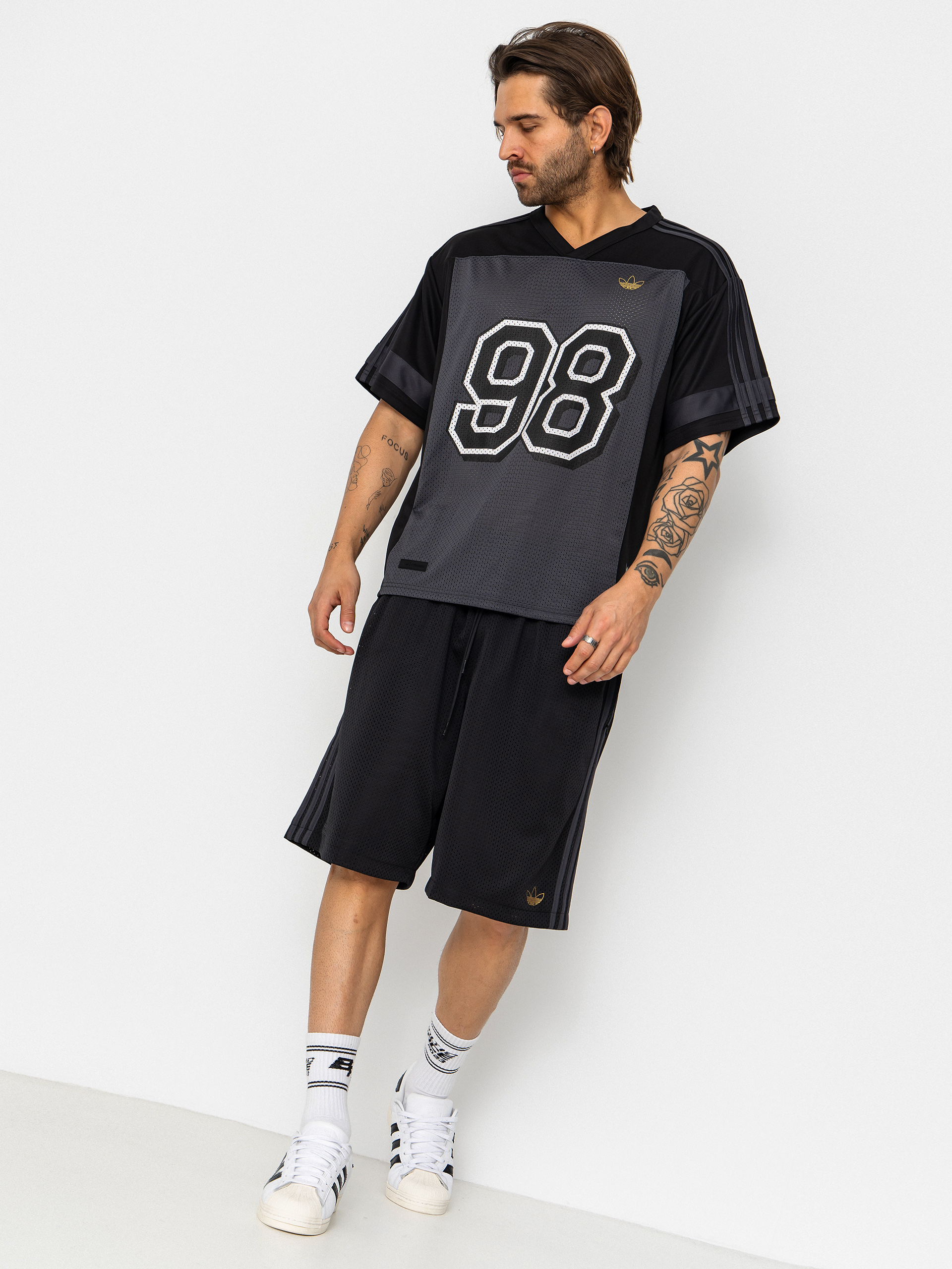 adidas Tyshawn Jrsy Póló (black/ironmt/carbon)
