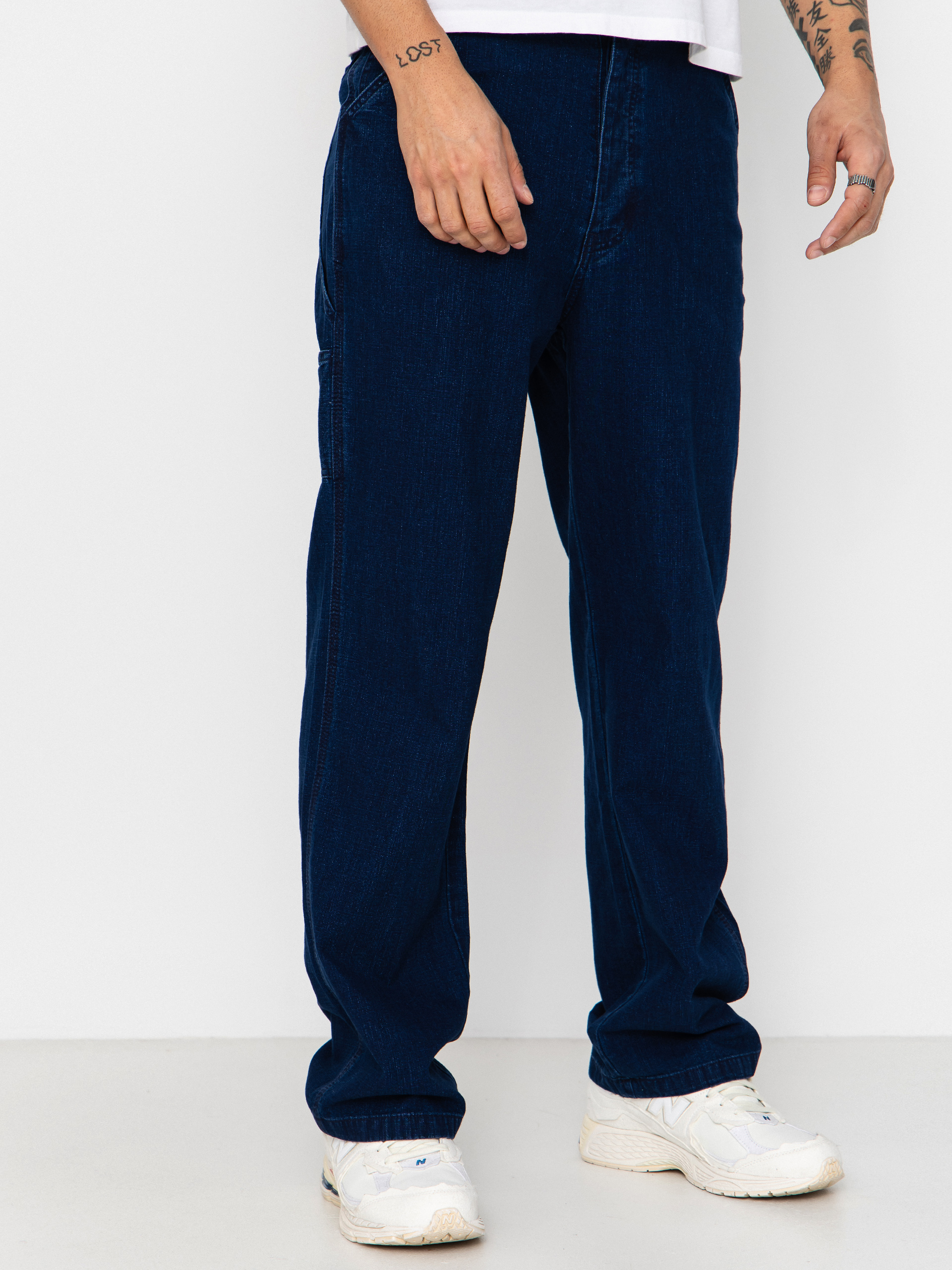 Deus Ex Machina Big Fella Chambray Kisnadrág (indigo)