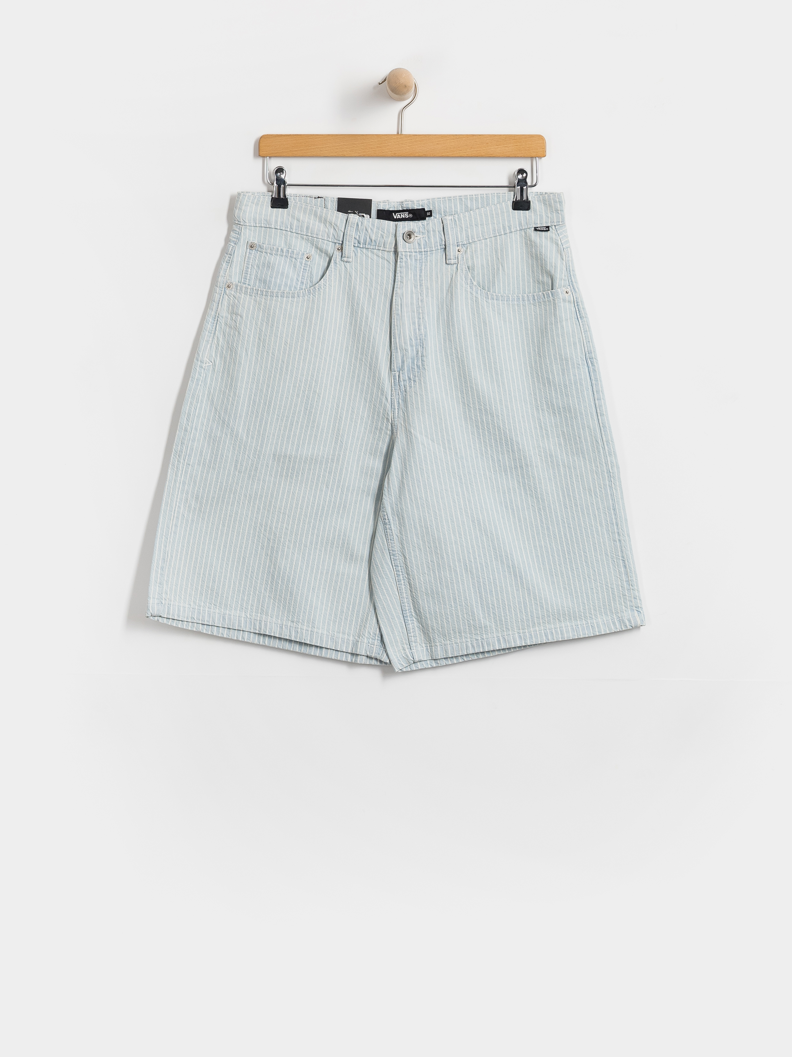 Vans Check 5 Baggy Striped Denim Rövidnadrág