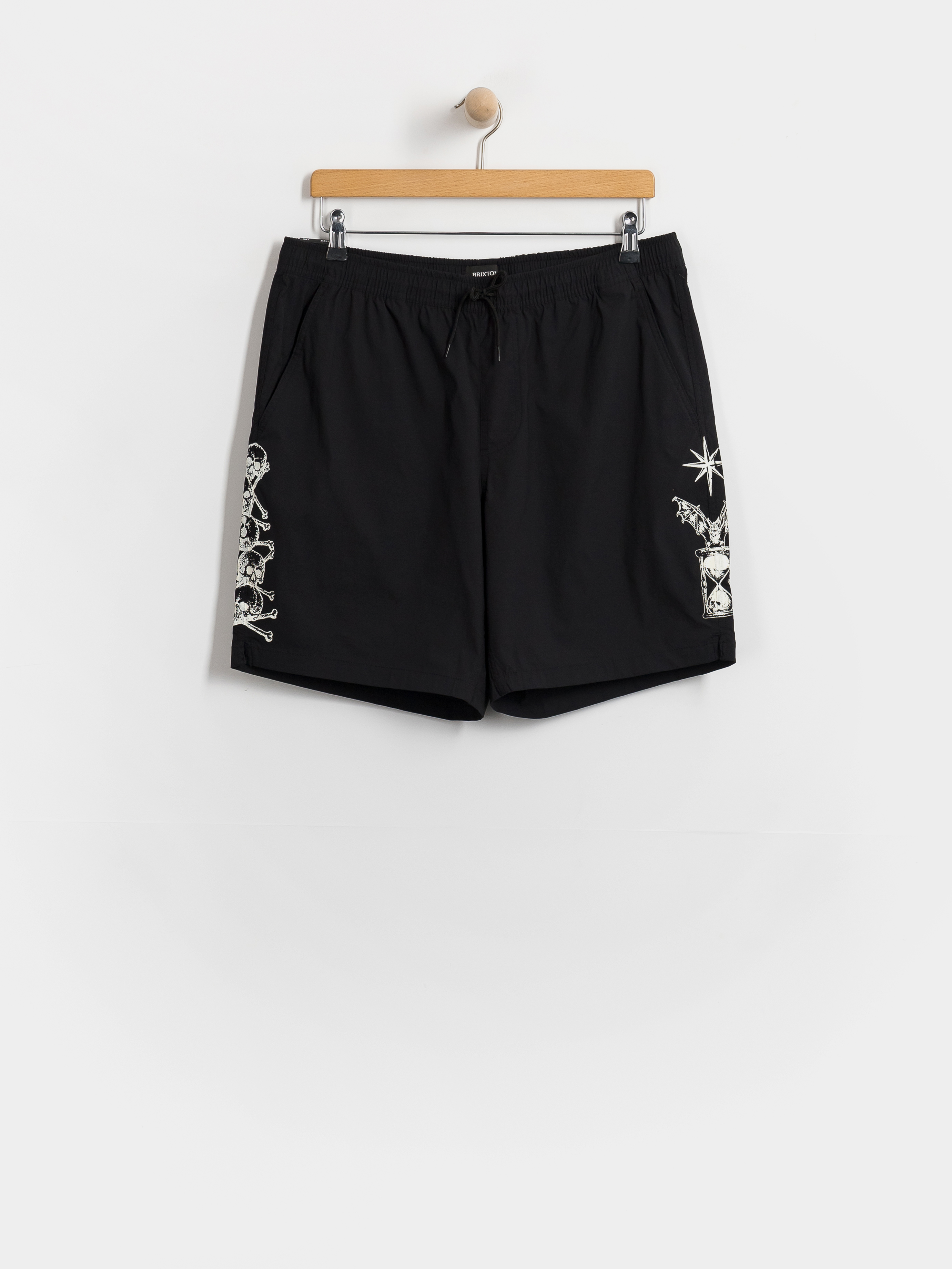 Brixton Everyday Stretch Hybrid Rövidnadrág (black/white)
