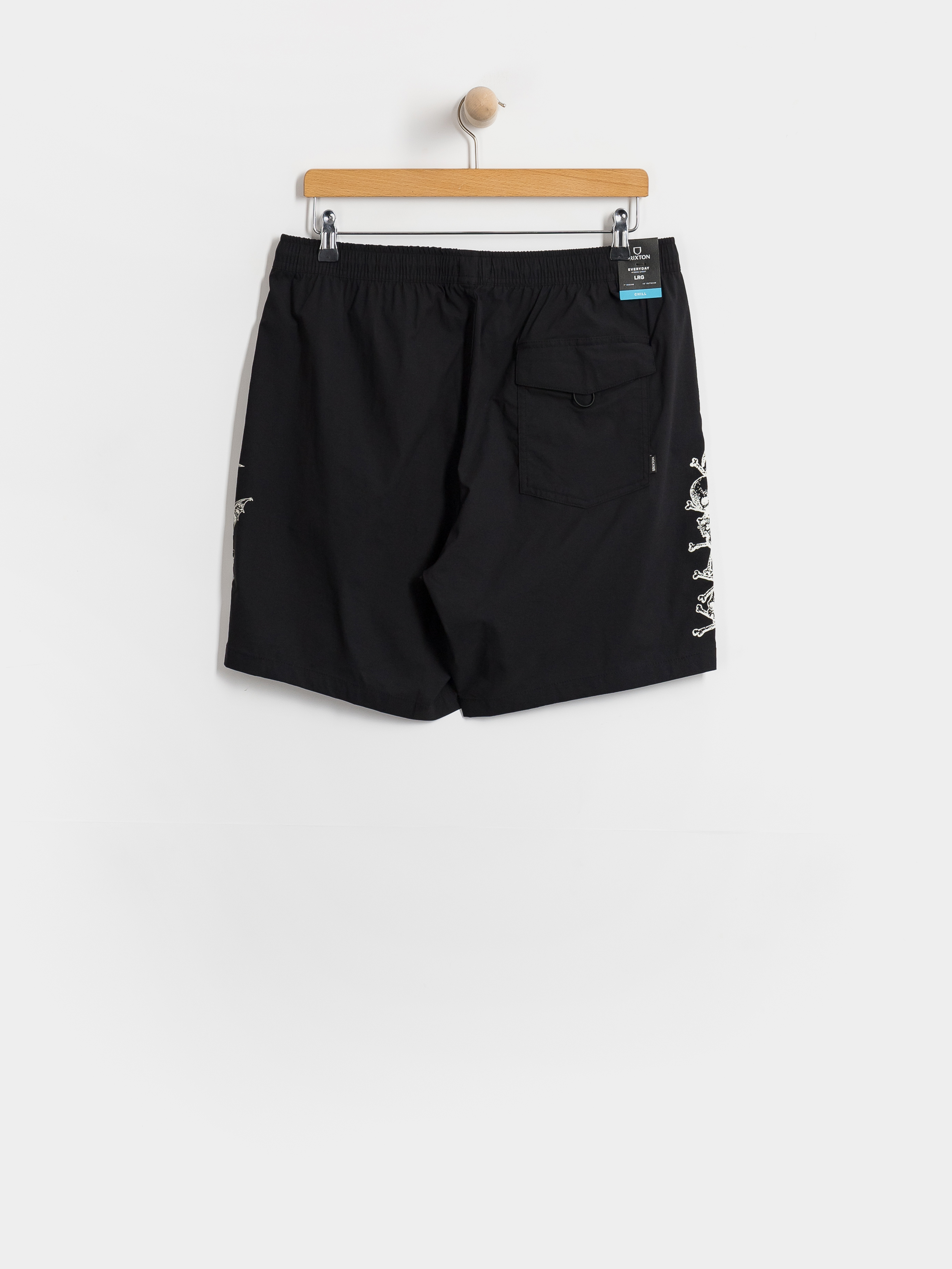Brixton Everyday Stretch Hybrid Rövidnadrág (black/white)