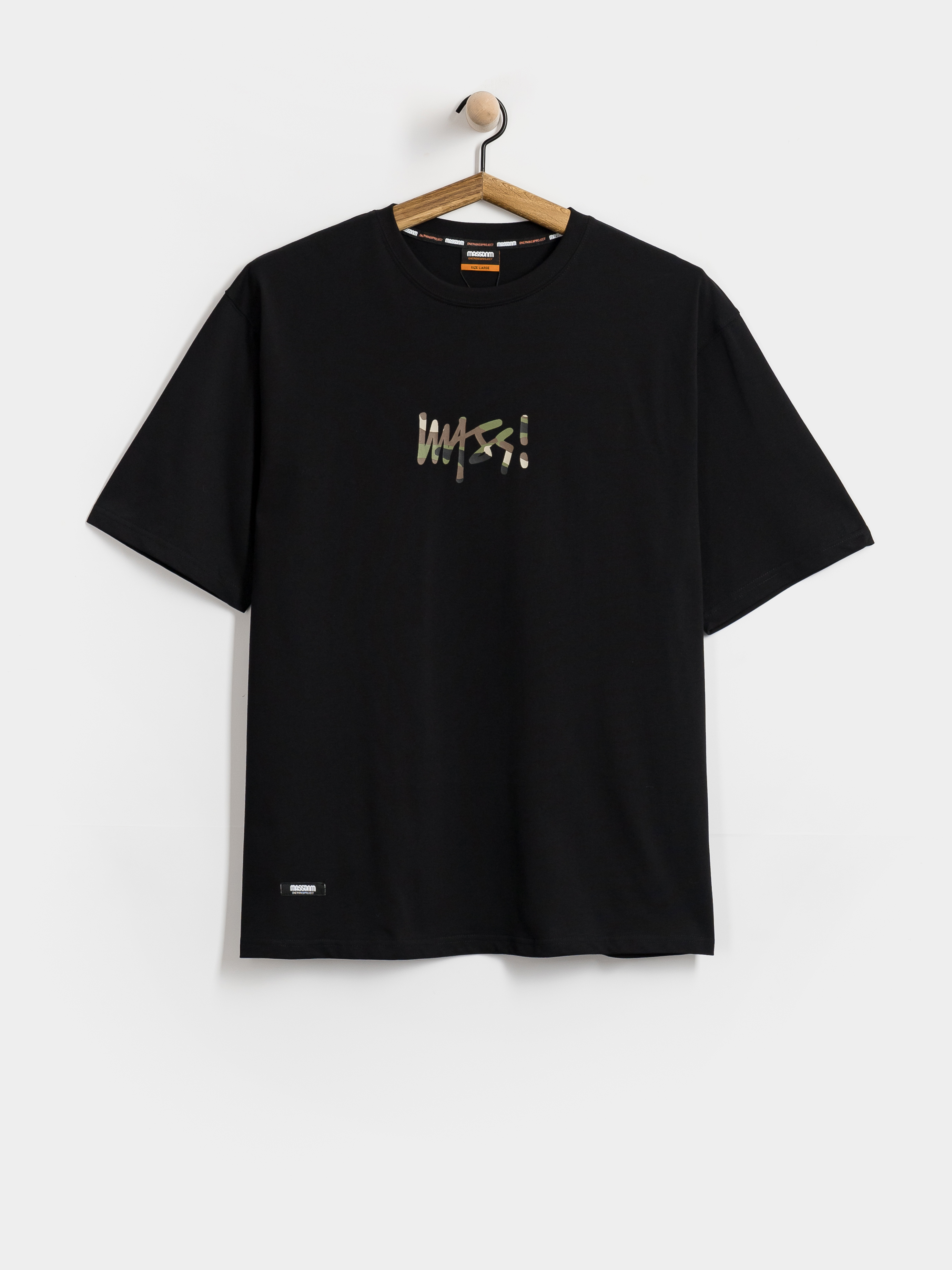 MassDnm Camo Sign Póló (black)