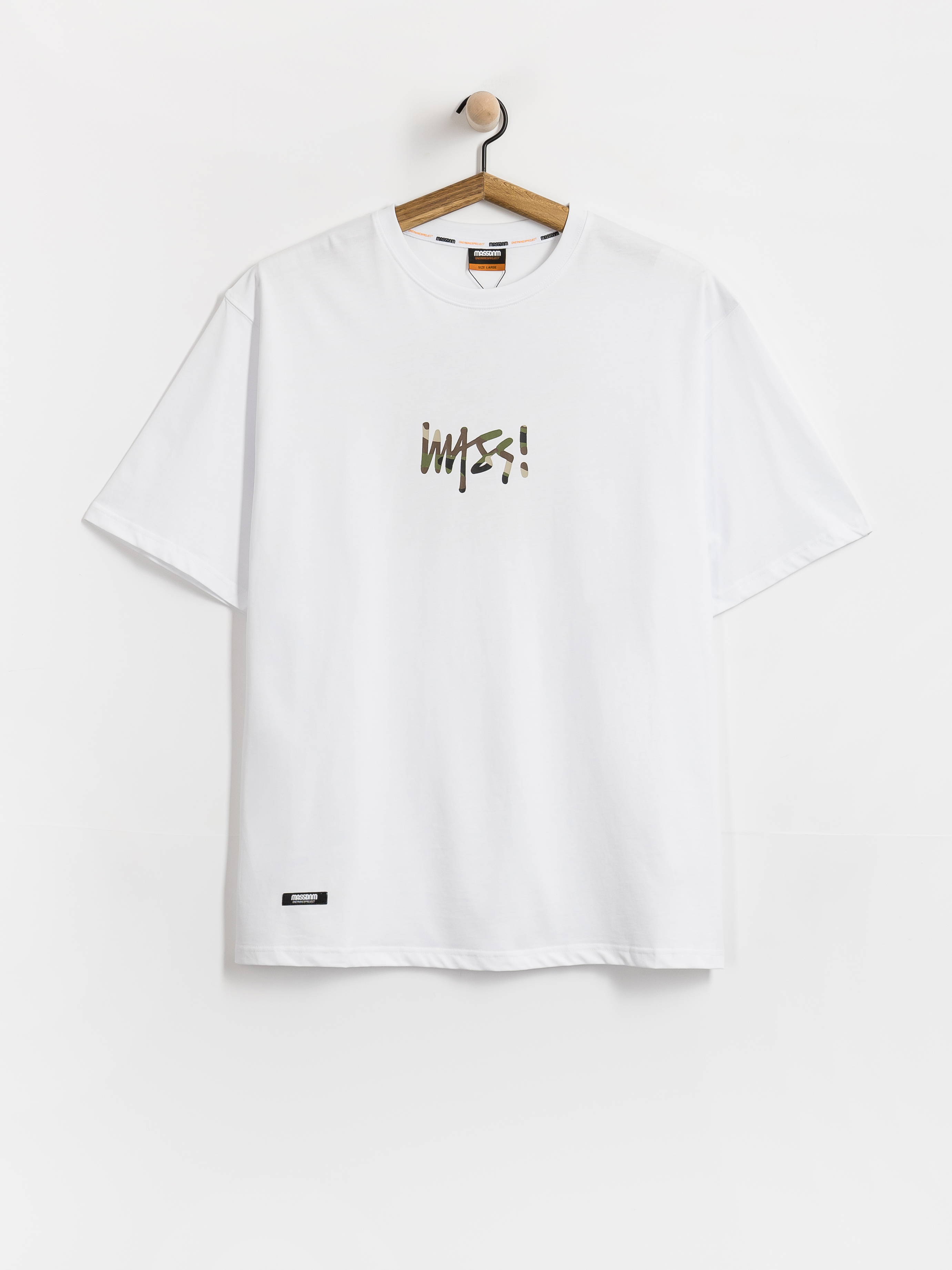 MassDnm Camo Sign Póló (white)