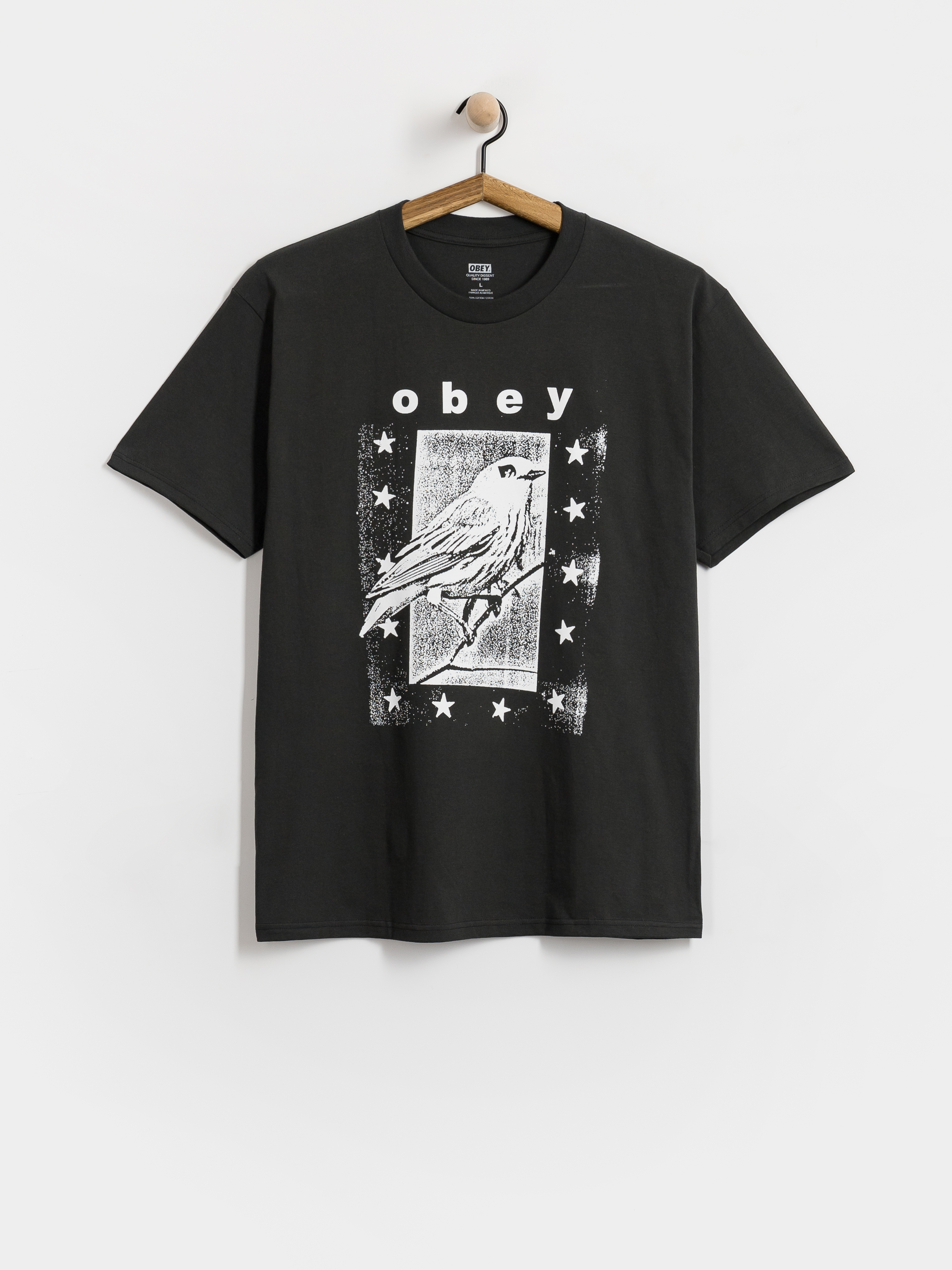 OBEY Fly Away Póló (vintage black)