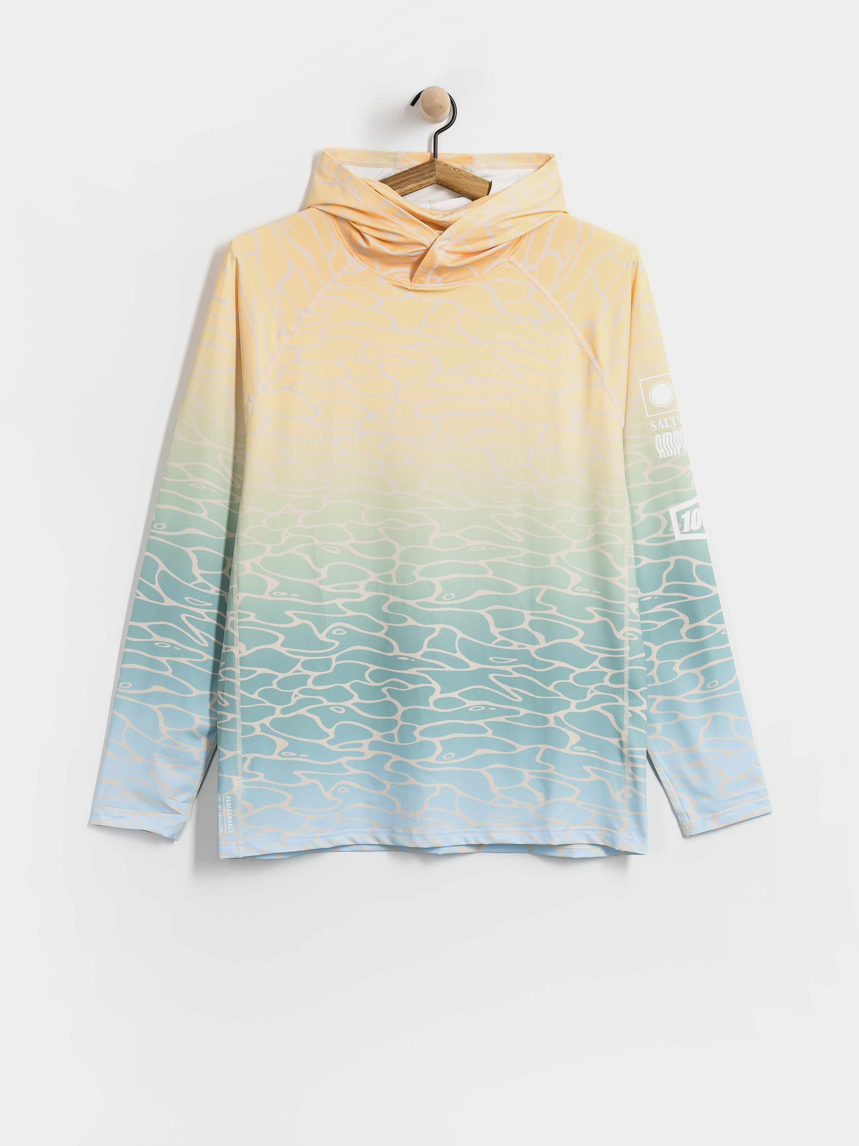 Salty Crew Glare Uv Hoodie Sun Protect Hosszú ujjú felső (dawn)