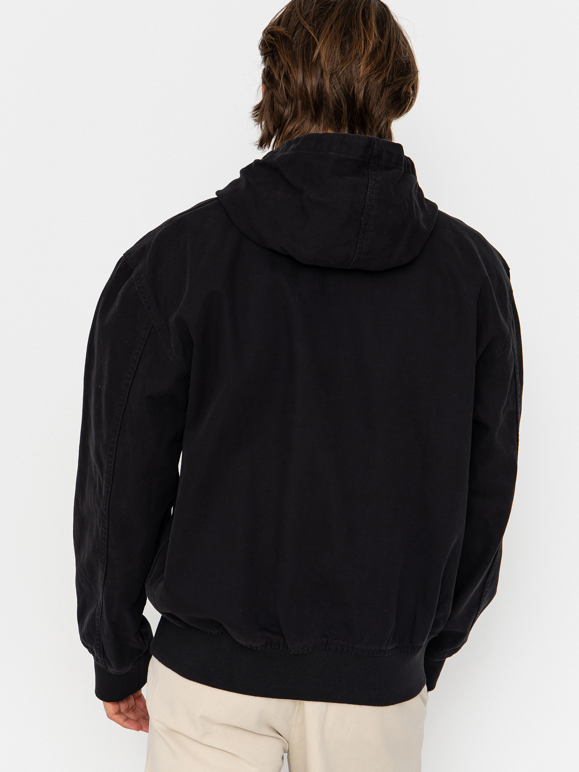 Dzseki Dickies Unlined Canvas Hooded Bomber (black)