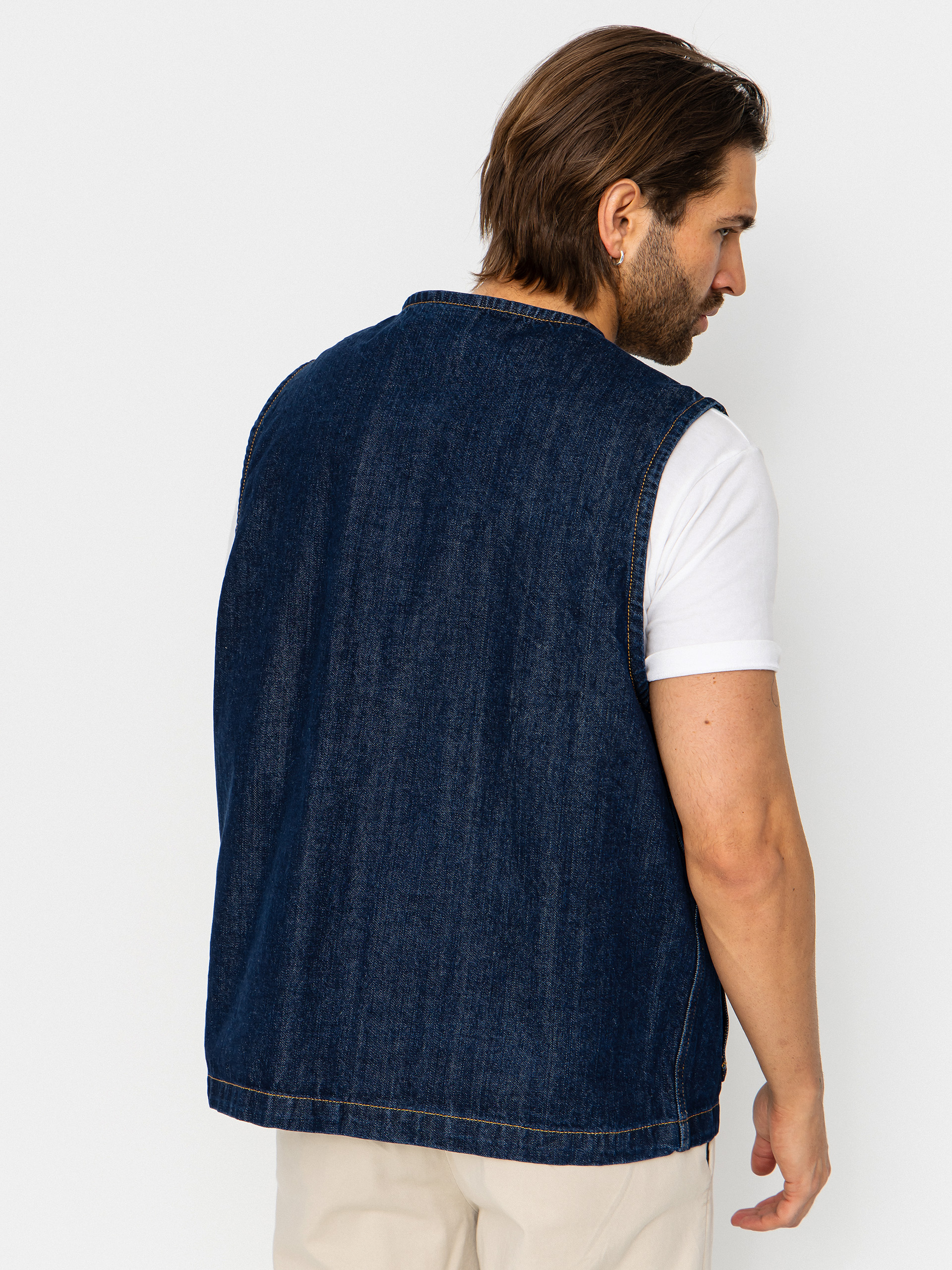 Mellény Dickies X Harley Davidson Denim (rinsed indigo blue)