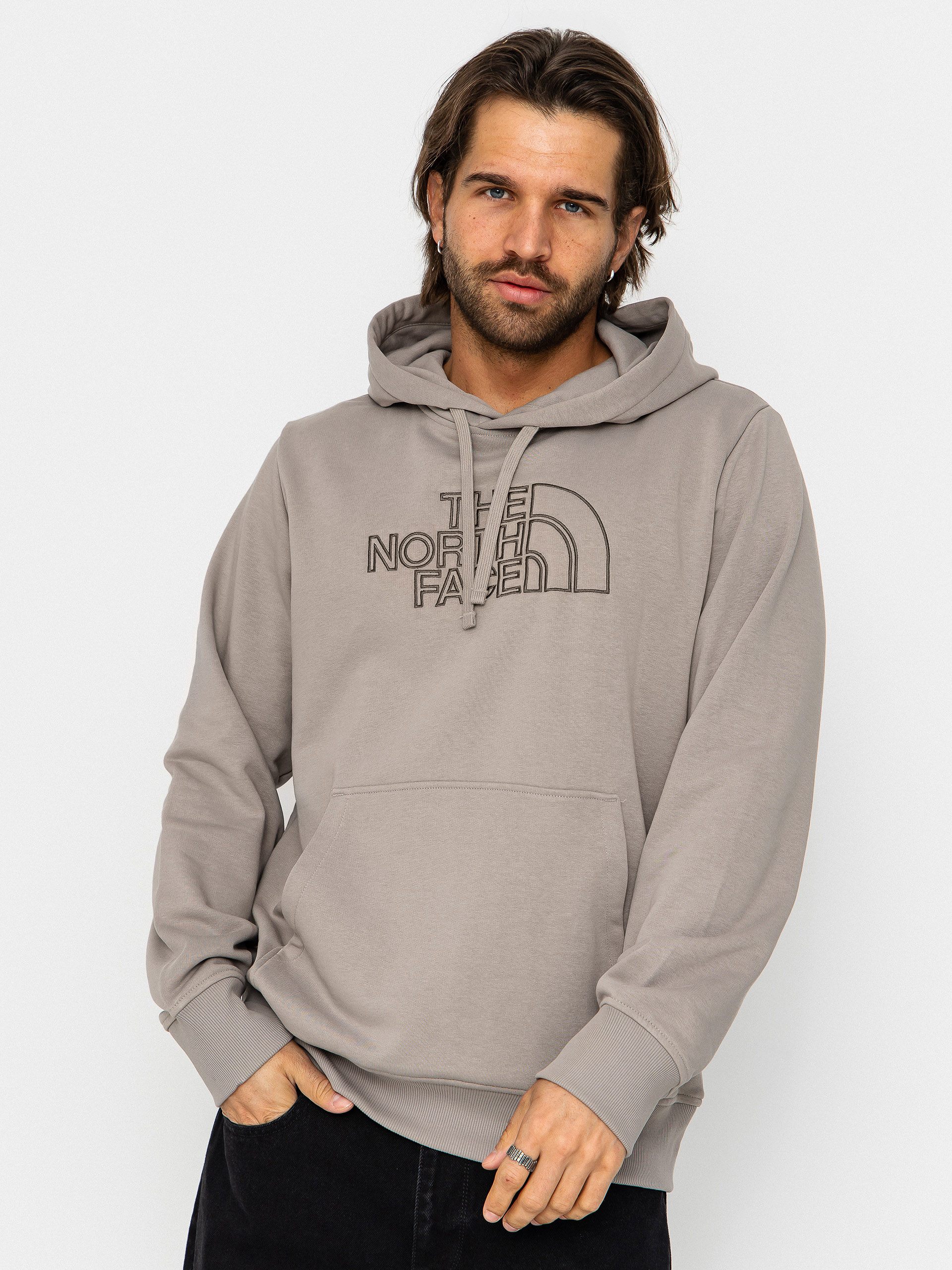 The North Face Drew Peak Light HD Kapucnis pulóver (stone slab/new)