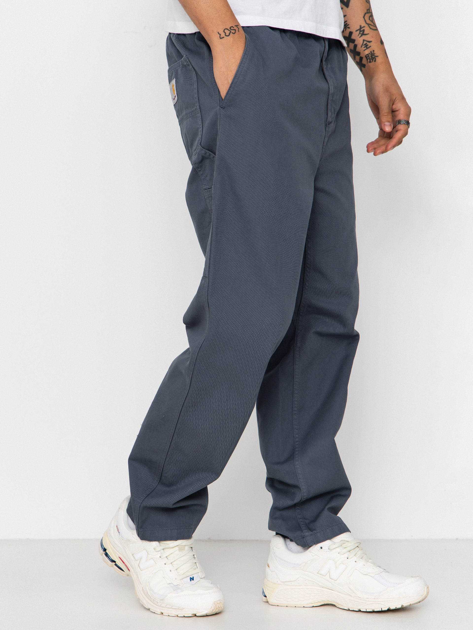 Kisnadrág Carhartt WIP Flint (cozy blue)