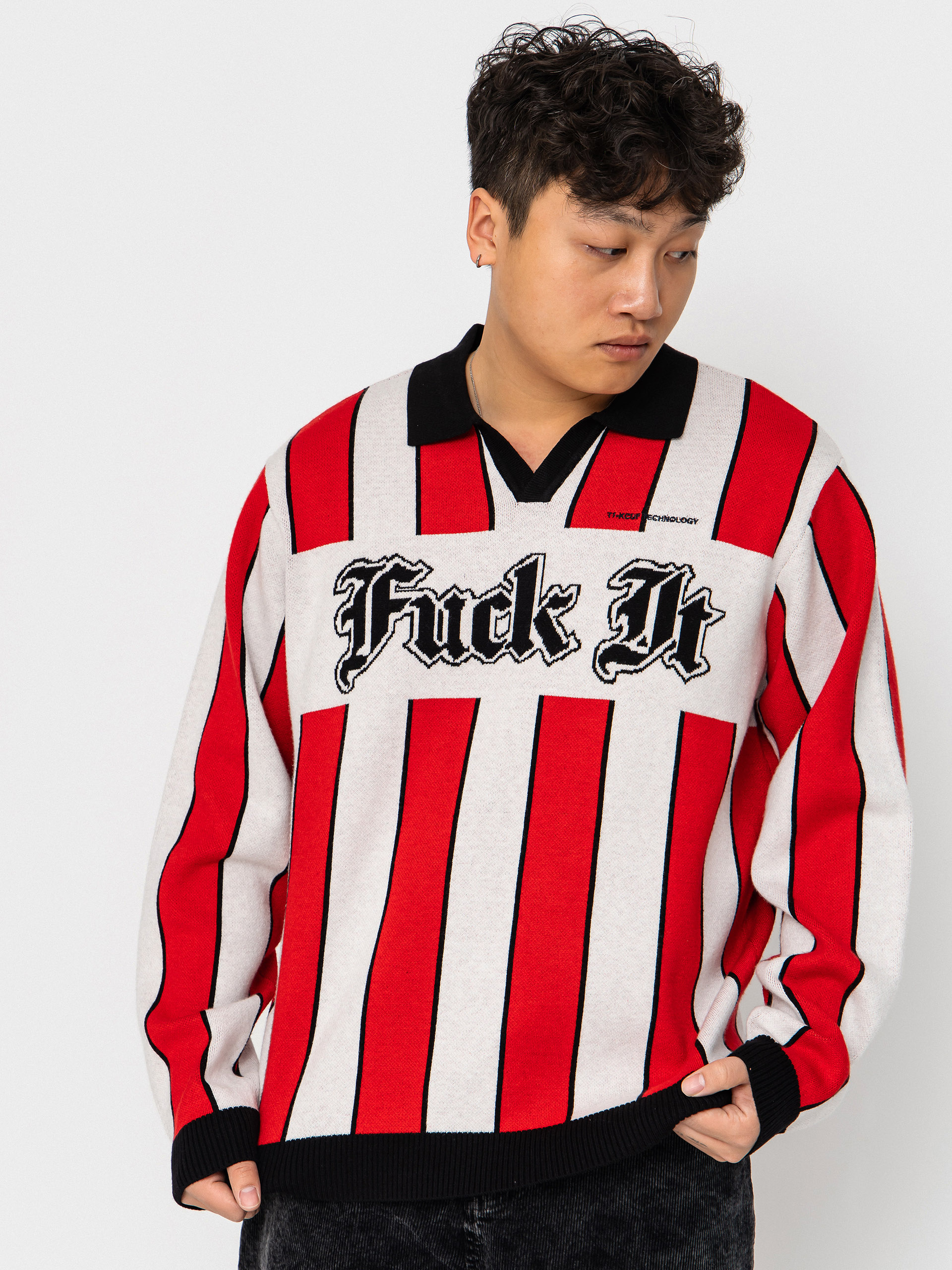 Pulóver HUF Midfield Jersey (red)