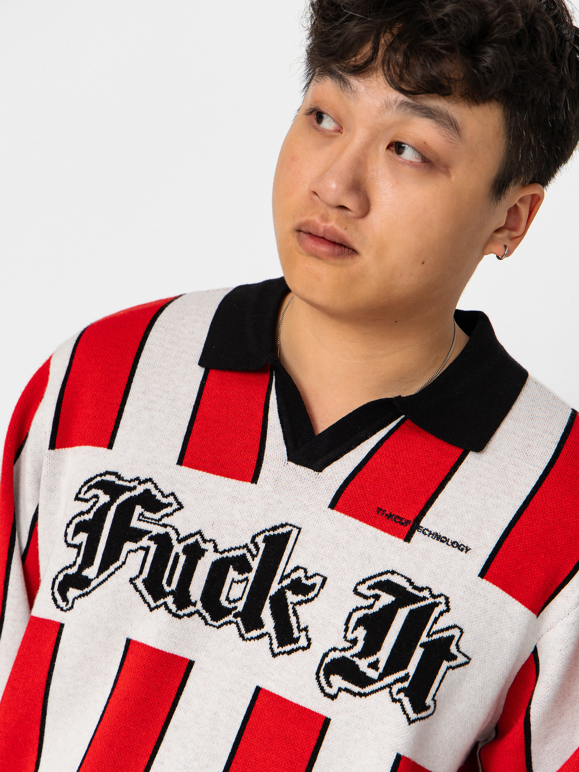 Pulóver HUF Midfield Jersey (red)