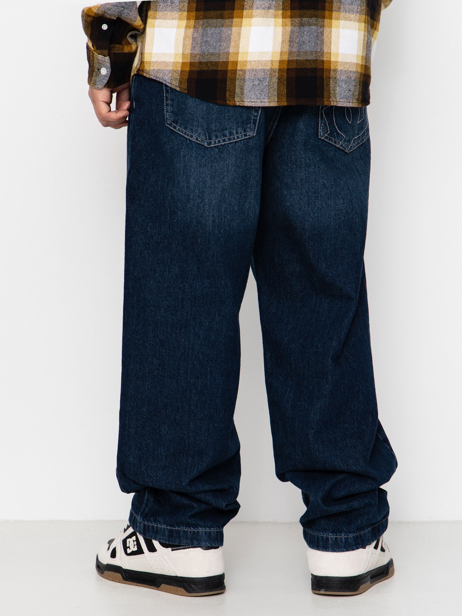 DC Worker Baggy Denim Double That Kisnadrág (dark denim)