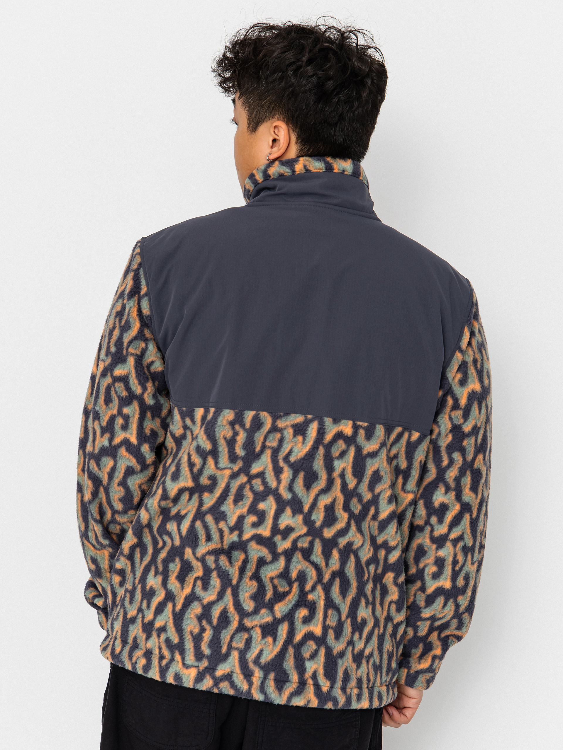 Férfi Billabong Boundary Re-Issue Polár pulóver (charcoal grey)