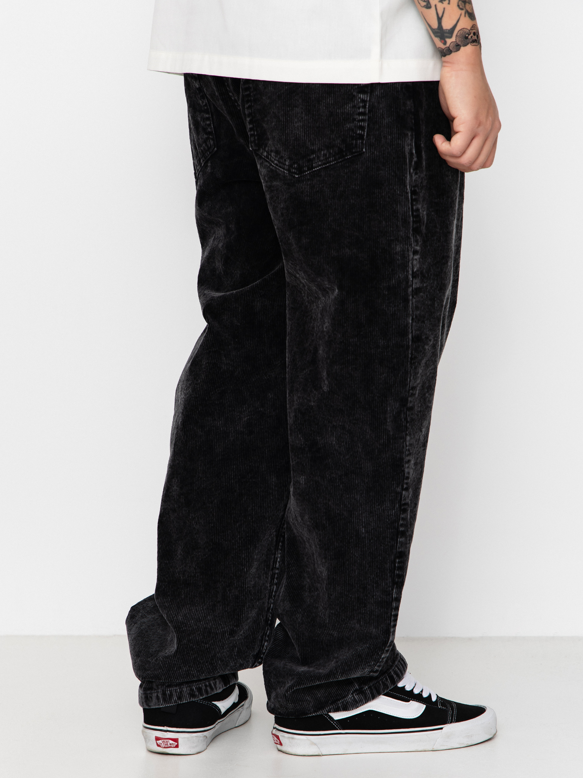 Wasted Paris Faded Corduroy Casper Kisnadrág (faded black)