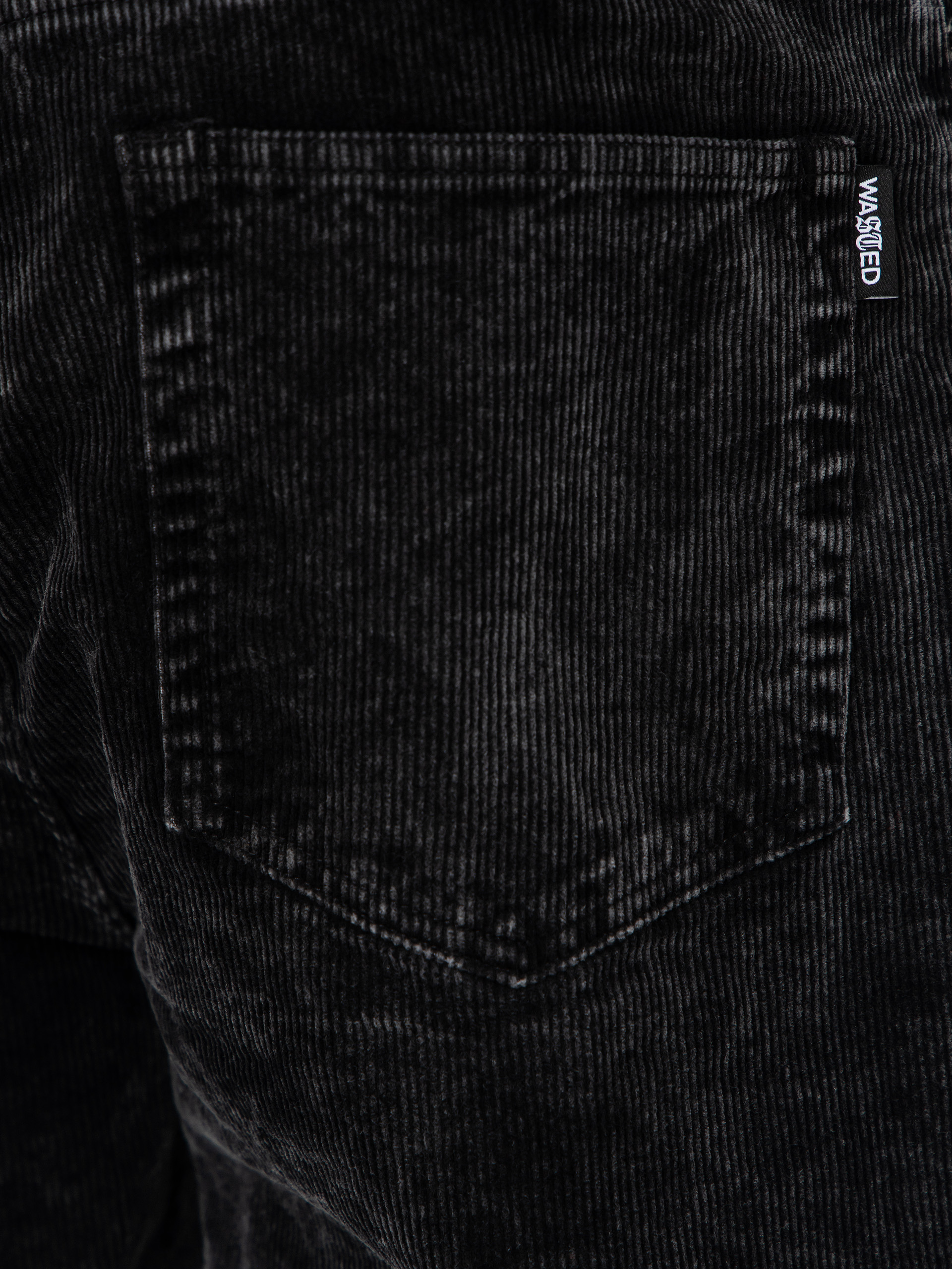 Wasted Paris Faded Corduroy Casper Kisnadrág (faded black)