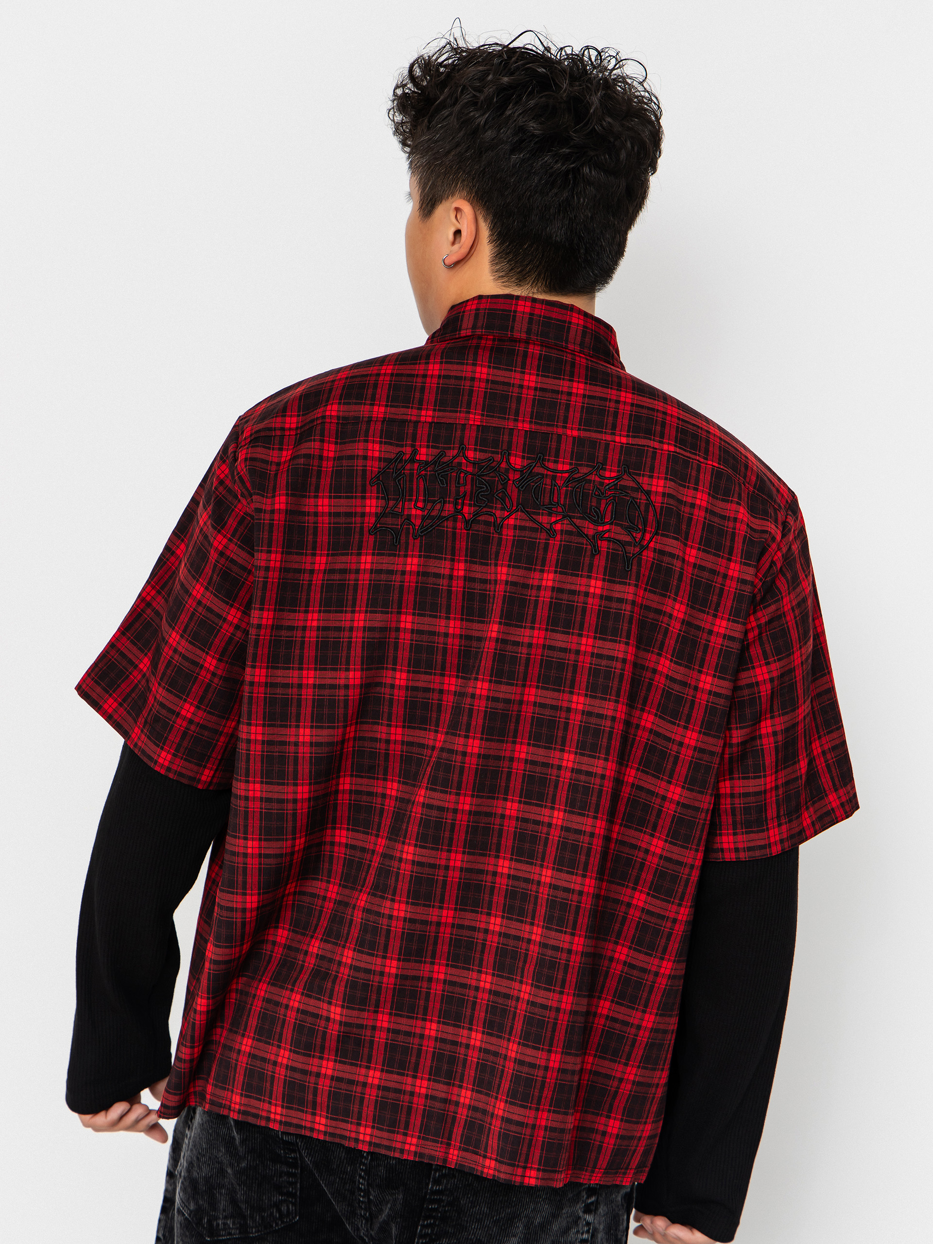 Wasted Paris Tartan Age Shirt Ing (fire red/black)