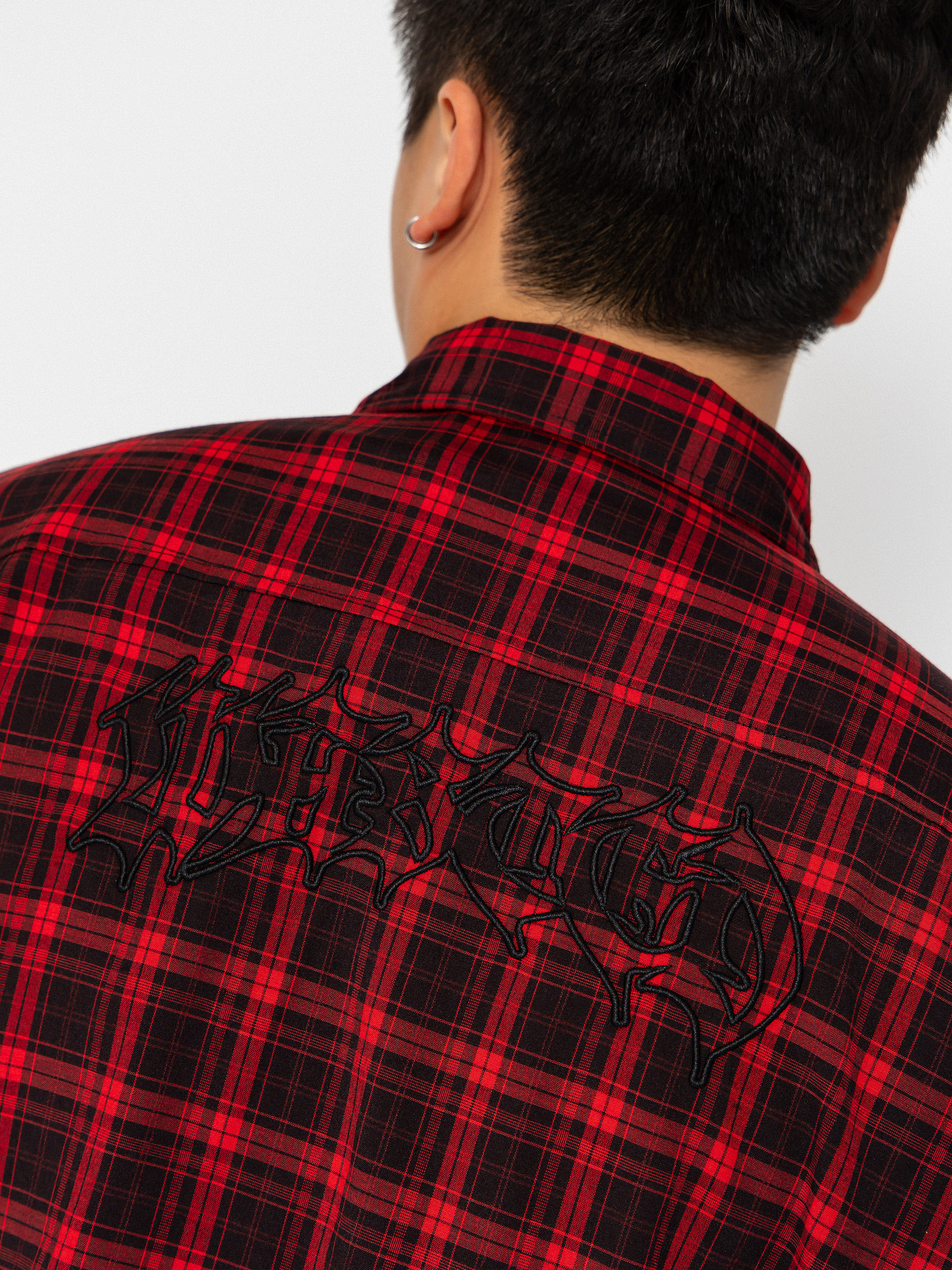 Wasted Paris Tartan Age Shirt Ing (fire red/black)