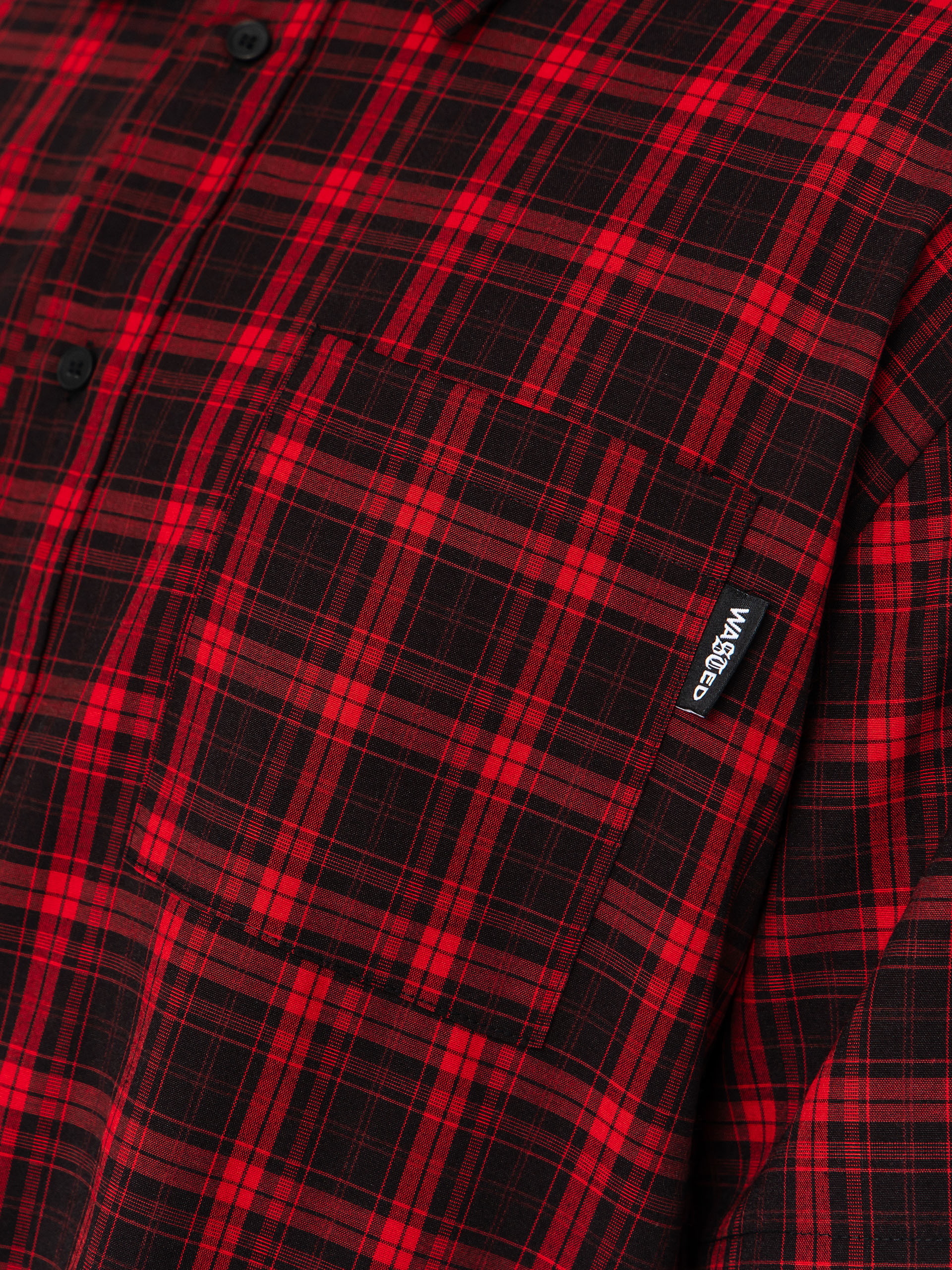 Wasted Paris Tartan Age Shirt Ing (fire red/black)