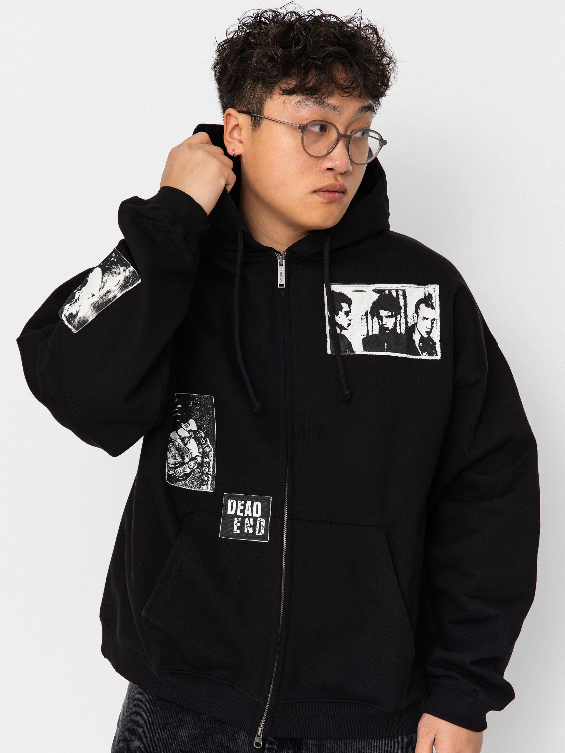 Wasted Paris Taunt Boxy ZHD Kapucnis pulóver (black)