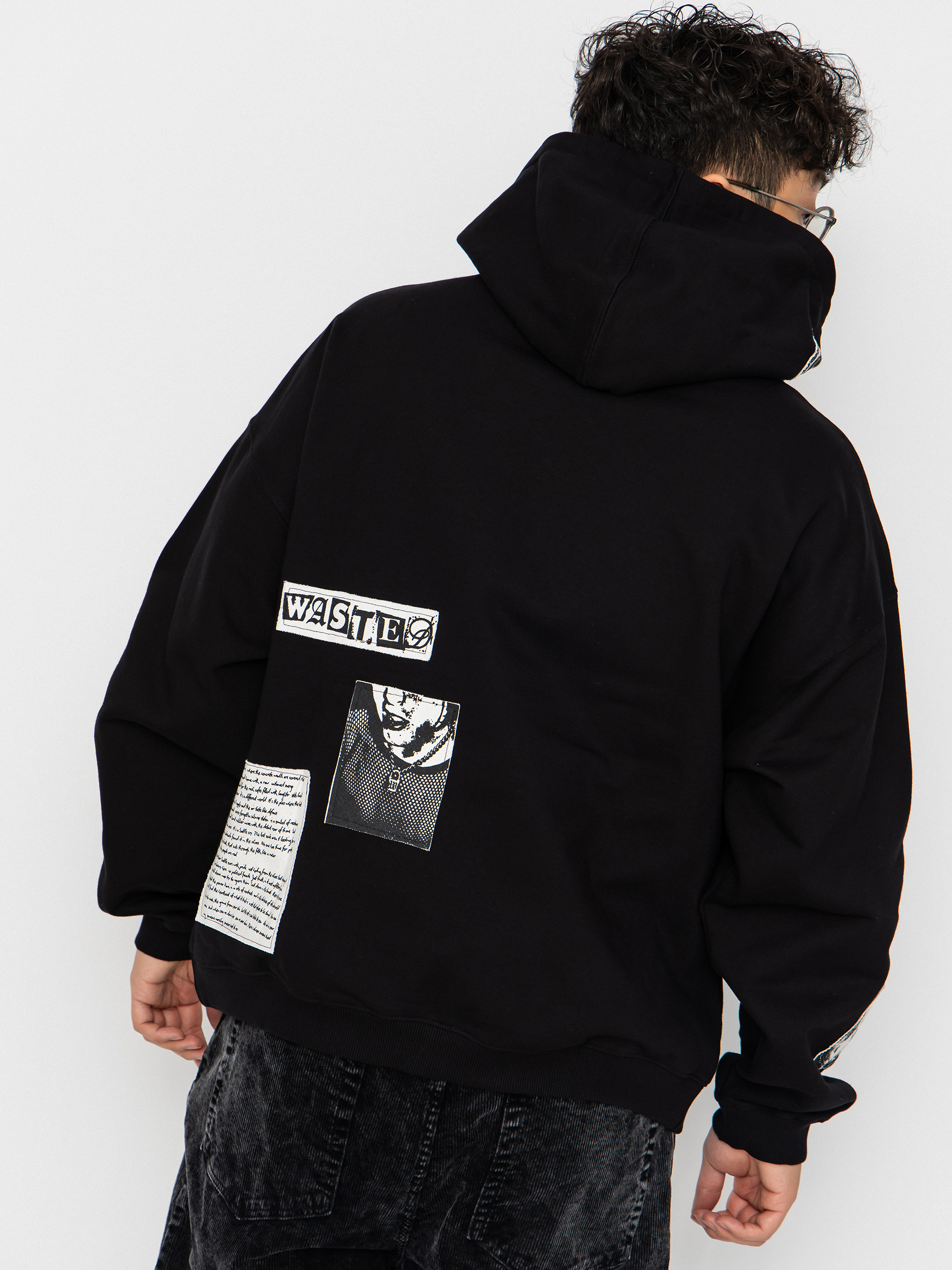 Wasted Paris Taunt Boxy ZHD Kapucnis pulóver (black)