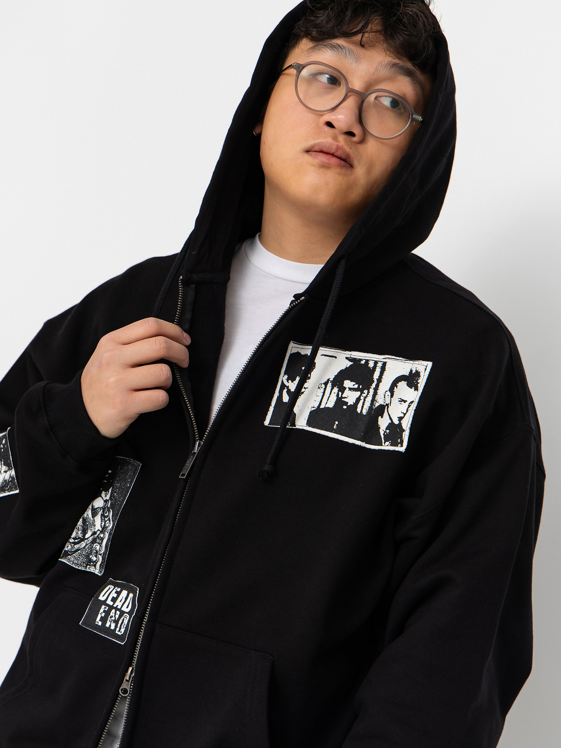 Wasted Paris Taunt Boxy ZHD Kapucnis pulóver (black)