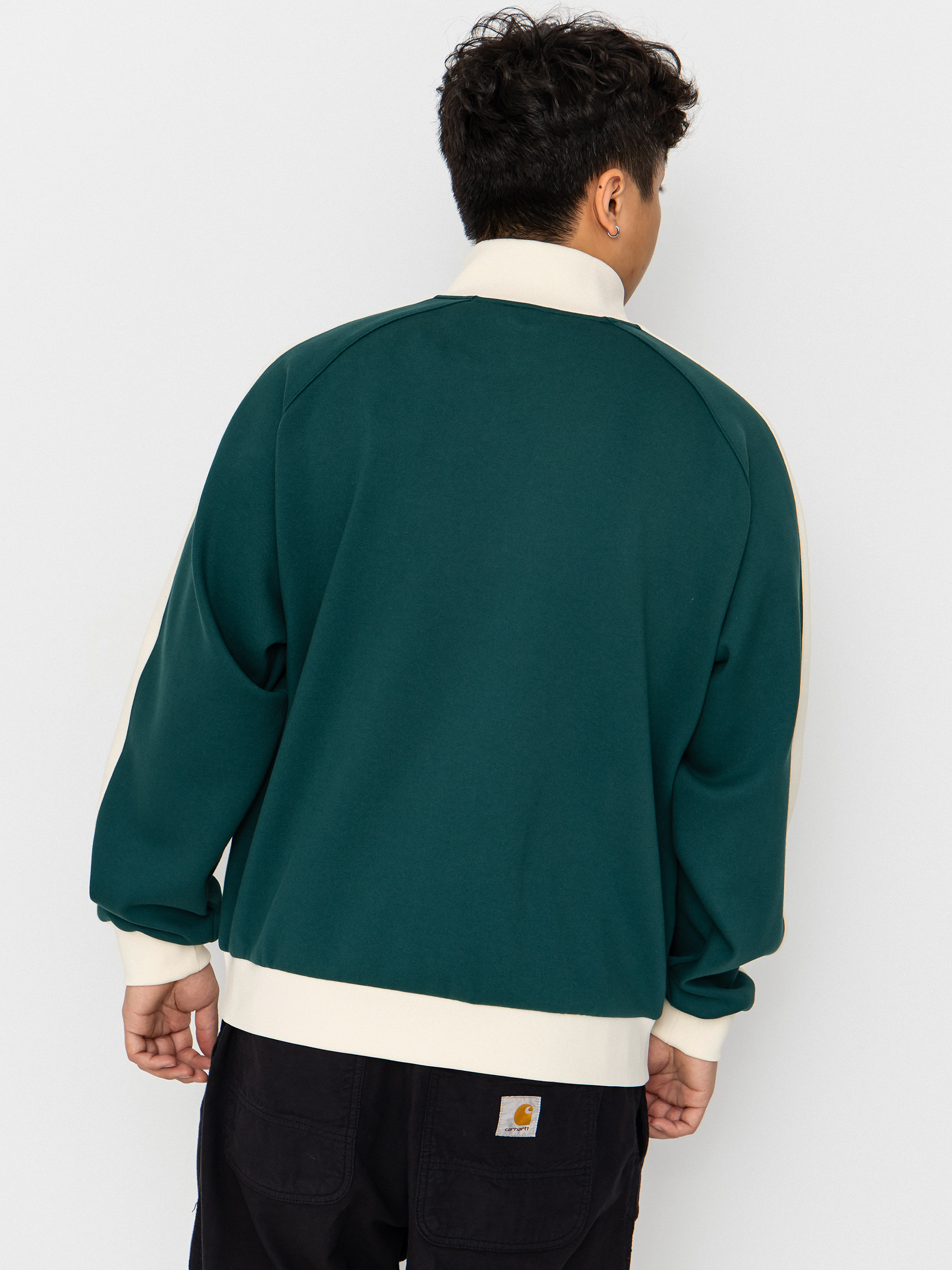 Pulóver Karl Kani Signature Sidestripe Pique (green)