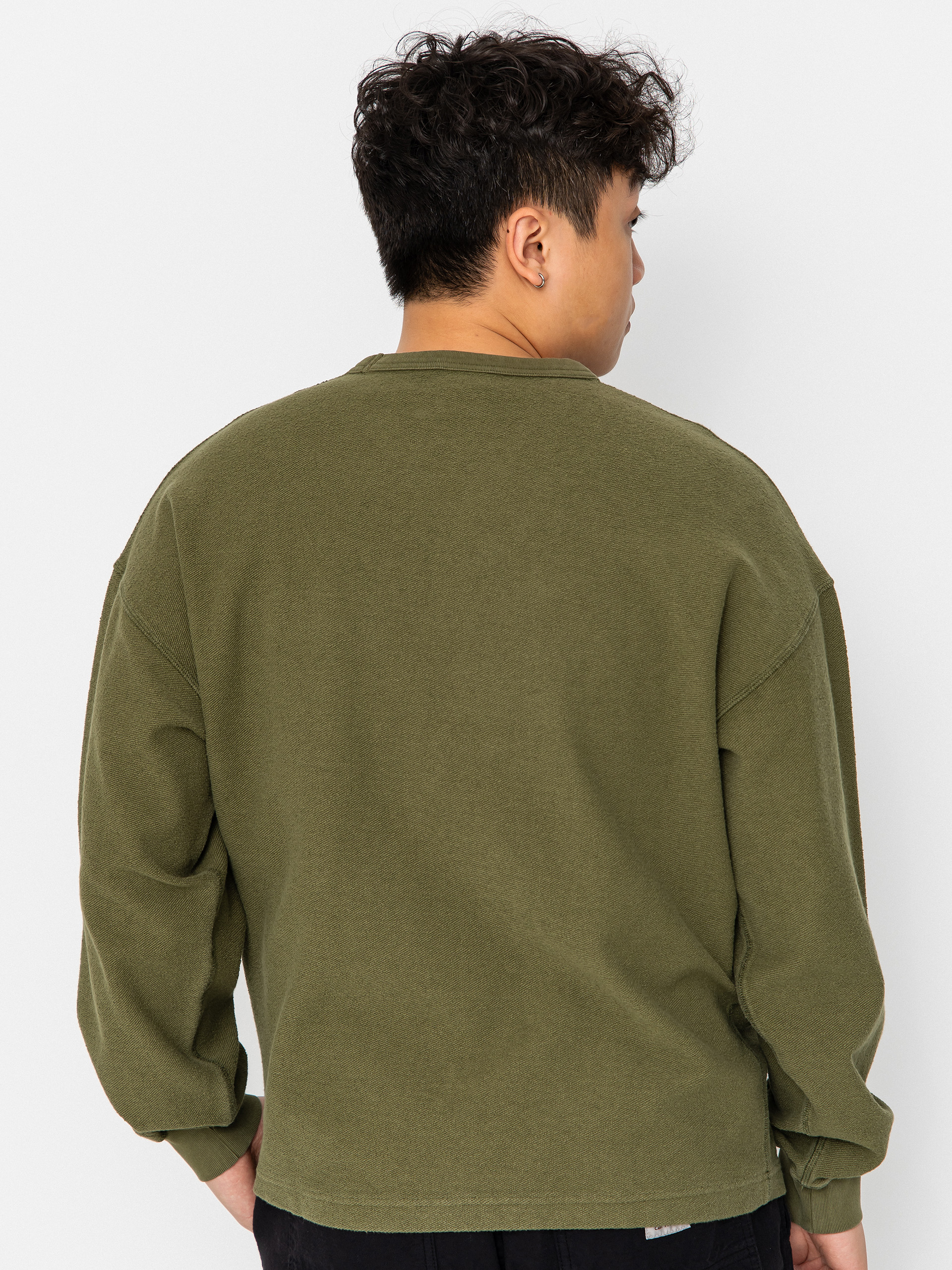 Polar Skate Reversed Pulóver (army green)
