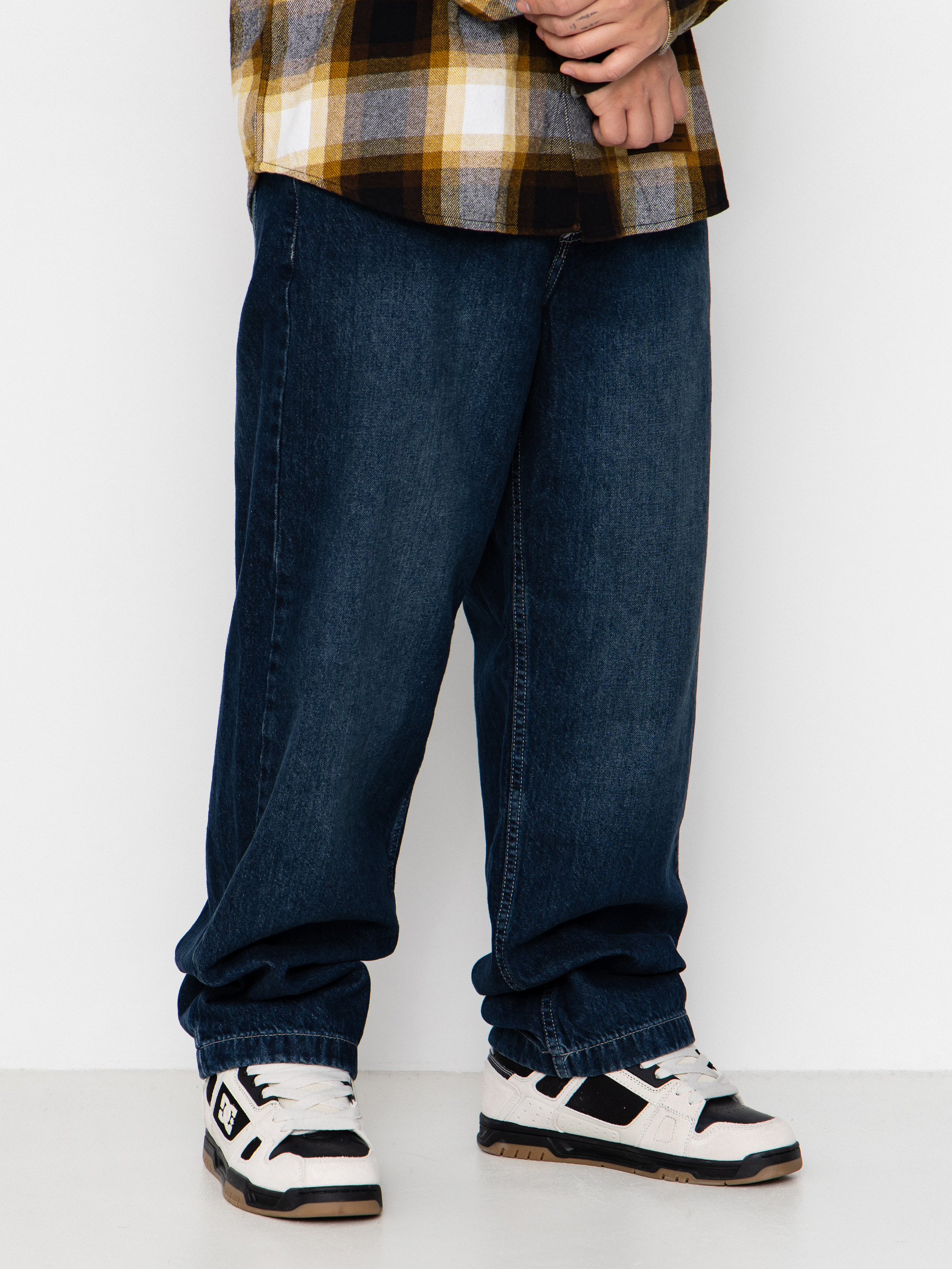 DC Worker Baggy Denim Double That Kisnadrág (dark denim)