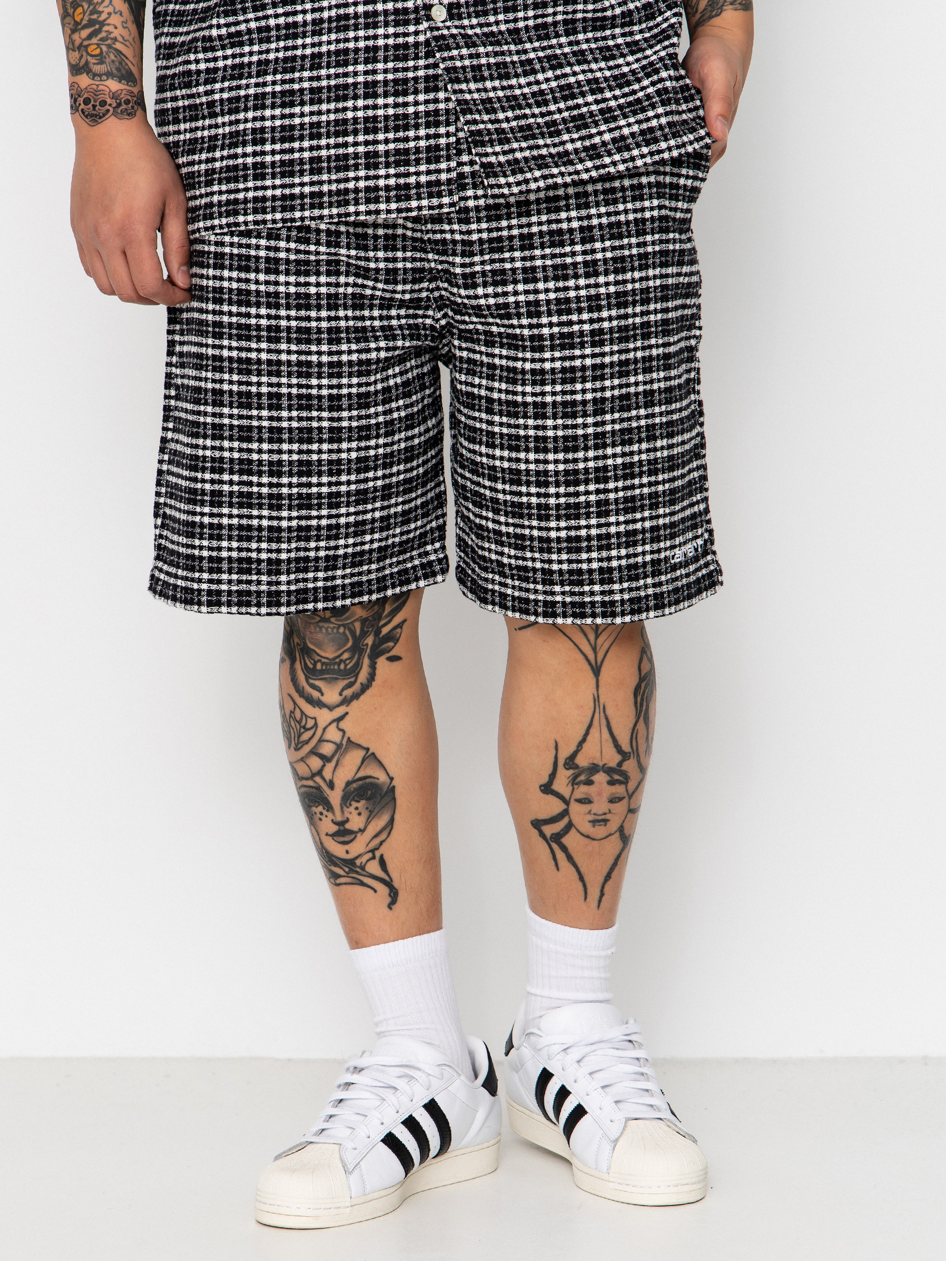 Rövidnadrág Carhartt WIP Kander (kander check/black)