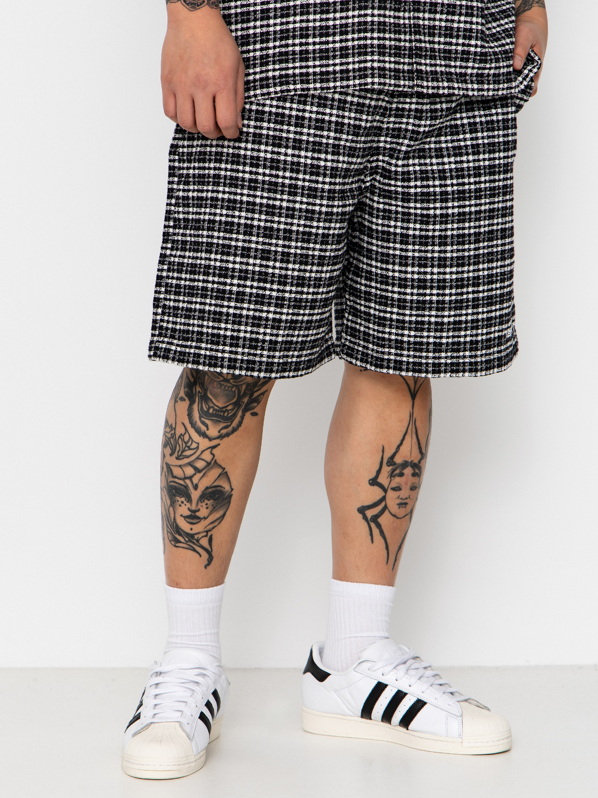 Rövidnadrág Carhartt WIP Kander (kander check/black)