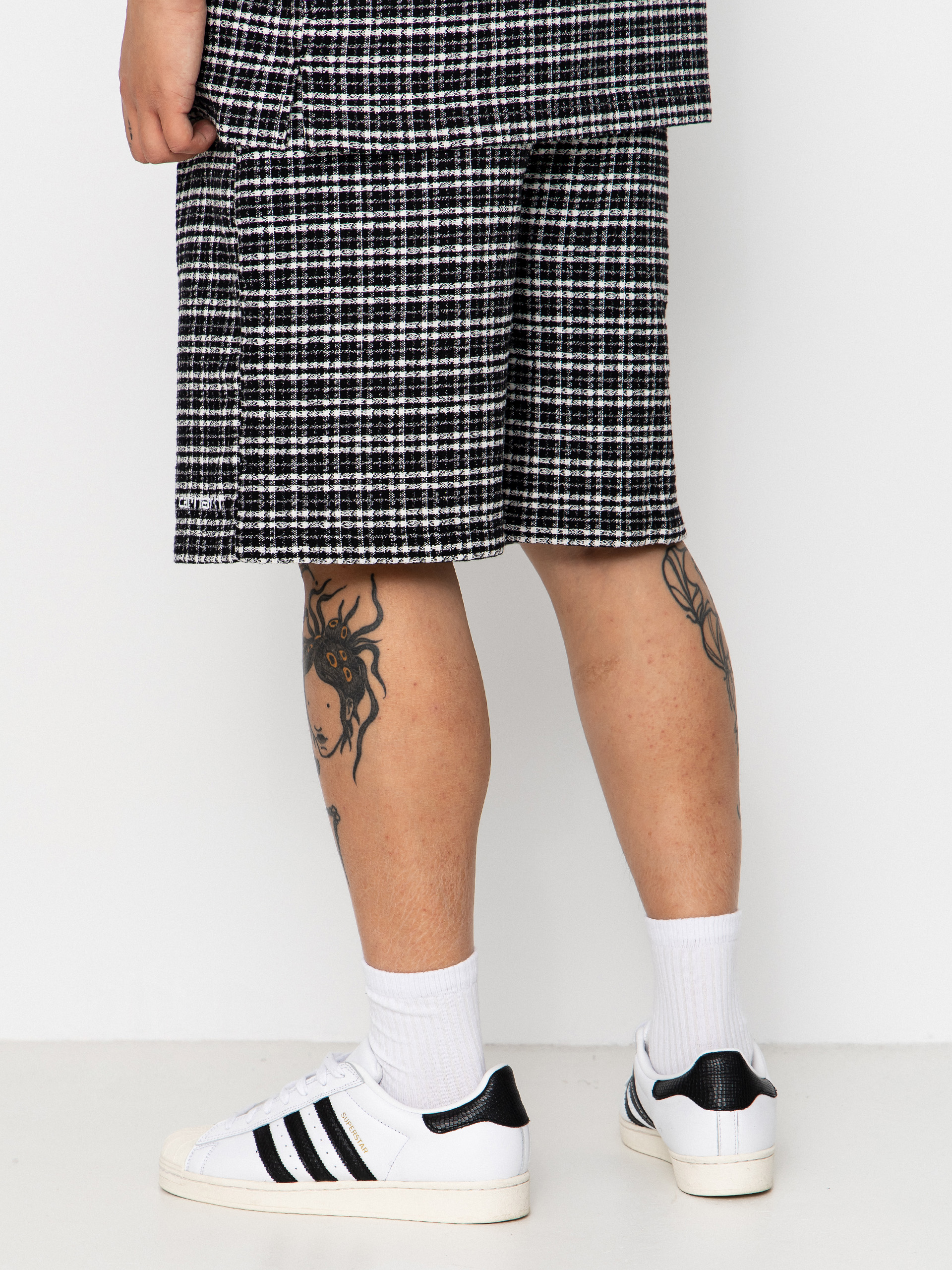 Rövidnadrág Carhartt WIP Kander (kander check/black)
