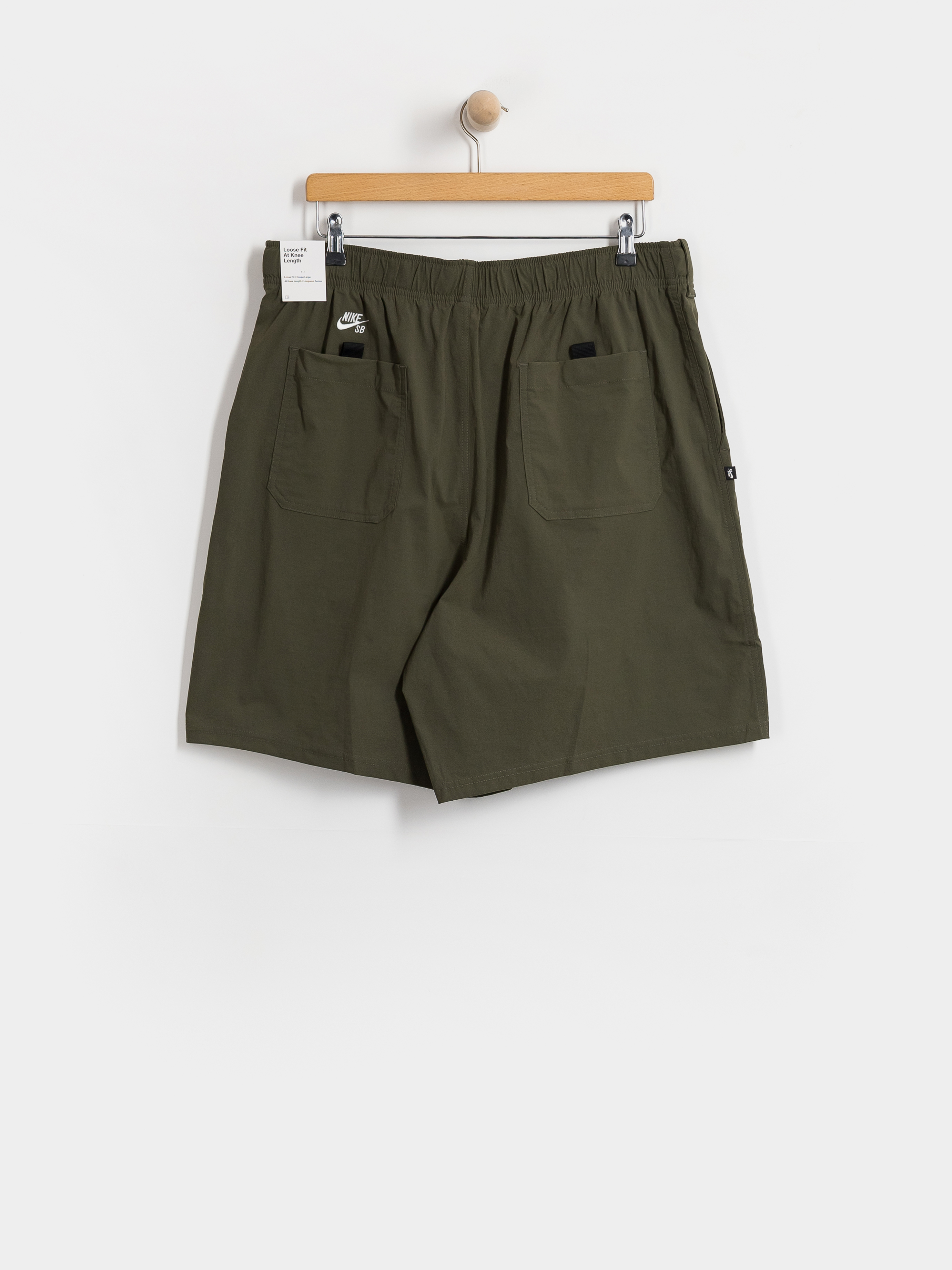 Rövidnadrág Nike SB 9er (cargo khaki/white)