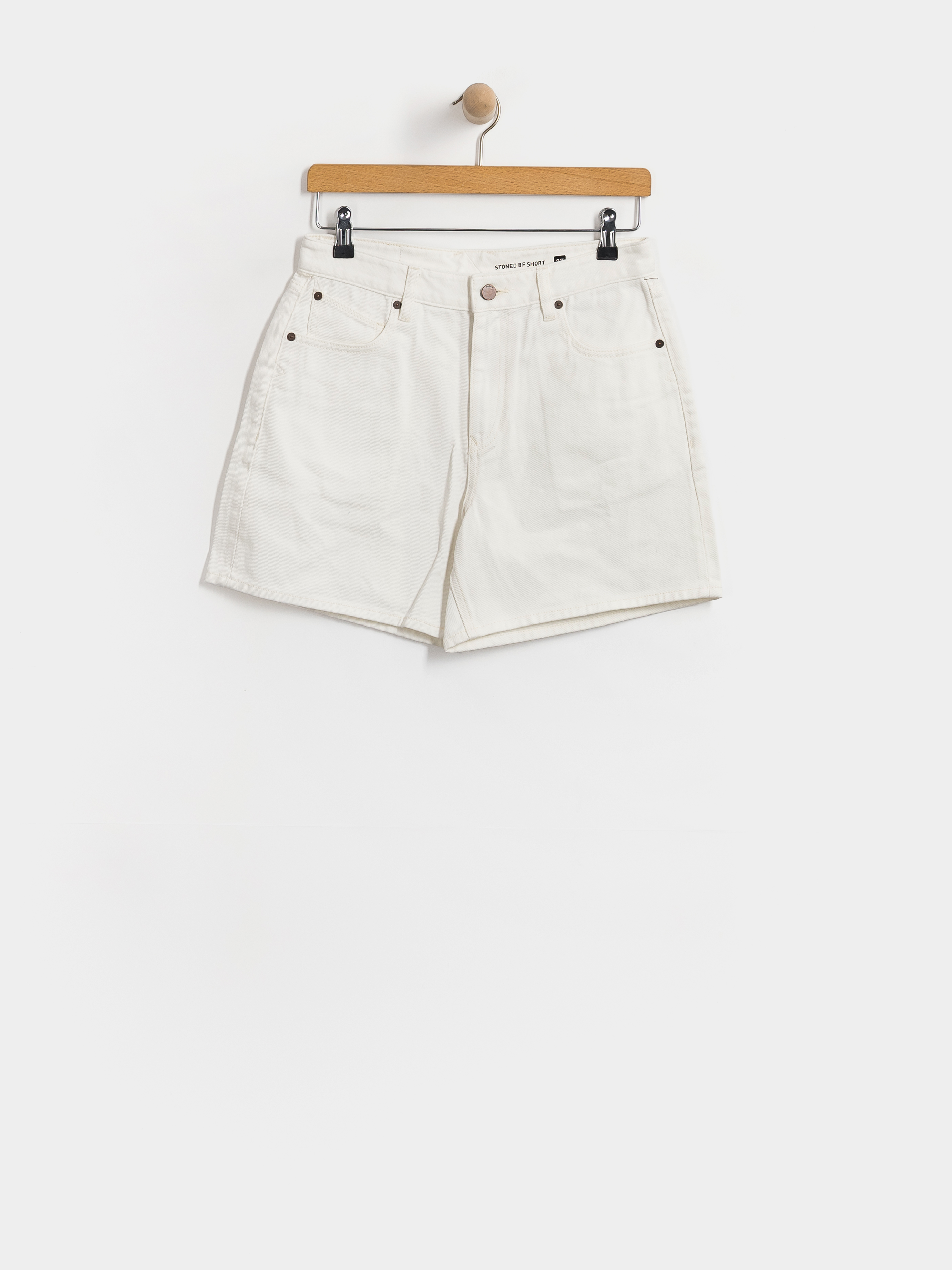 Volcom Stoned Bf Wmn Rövidnadrág (vintage white)