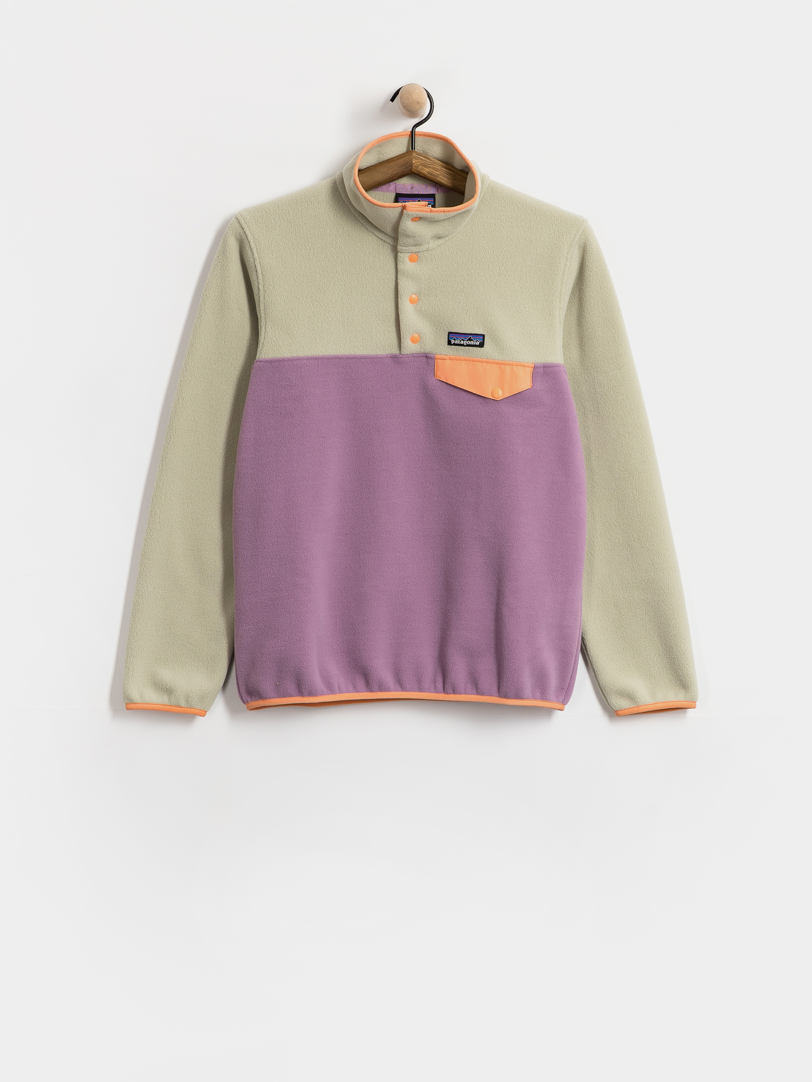 Patagonia Lightweight Synchilla Snap T Wmn Polu00e1r pulu00f3ver (light violet)