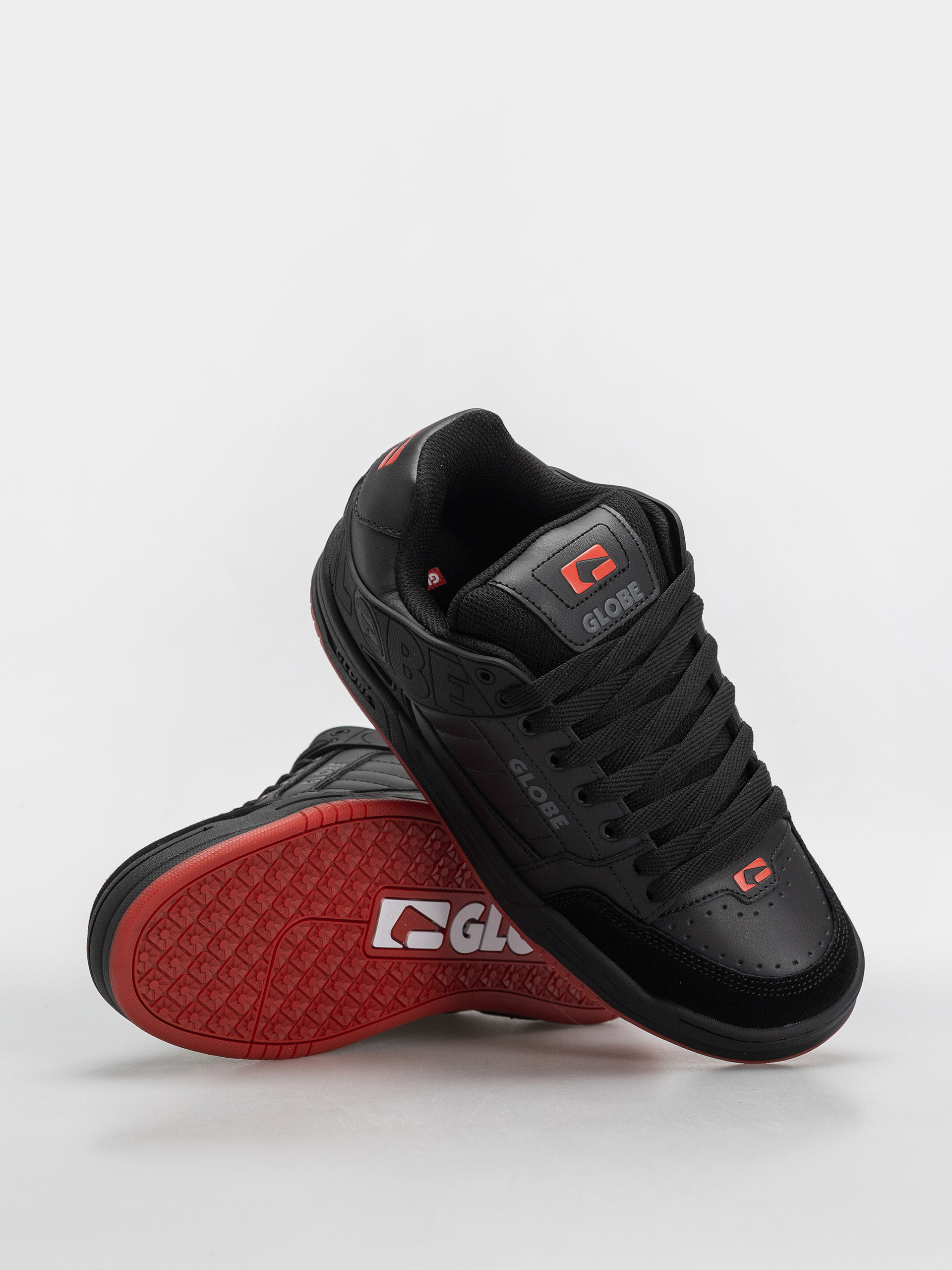 Globe Tilt Cipők (black/red/charcoal)