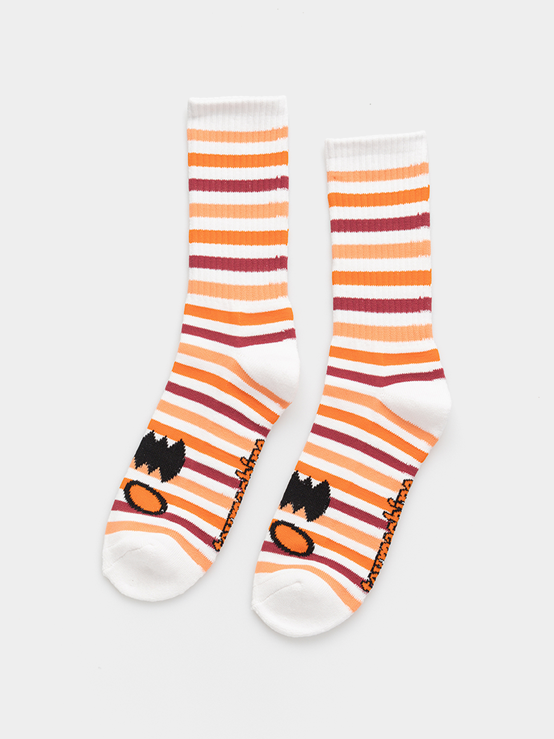 Toy Machine Monster Face Mini Stripe Zokni (orange)