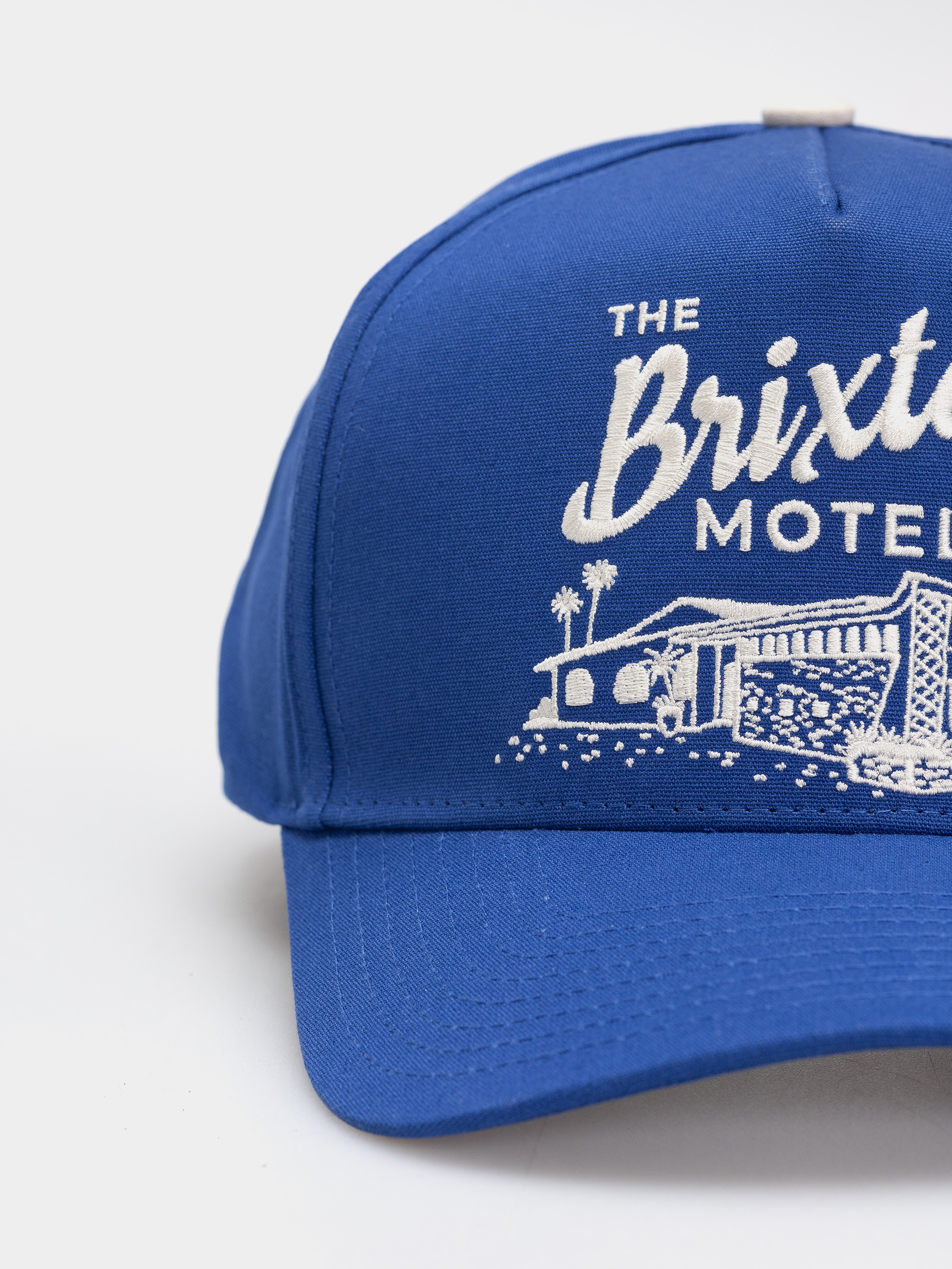 Brixton Motel C Np Hp Snapback Baseball sapka (electric blue/off white)