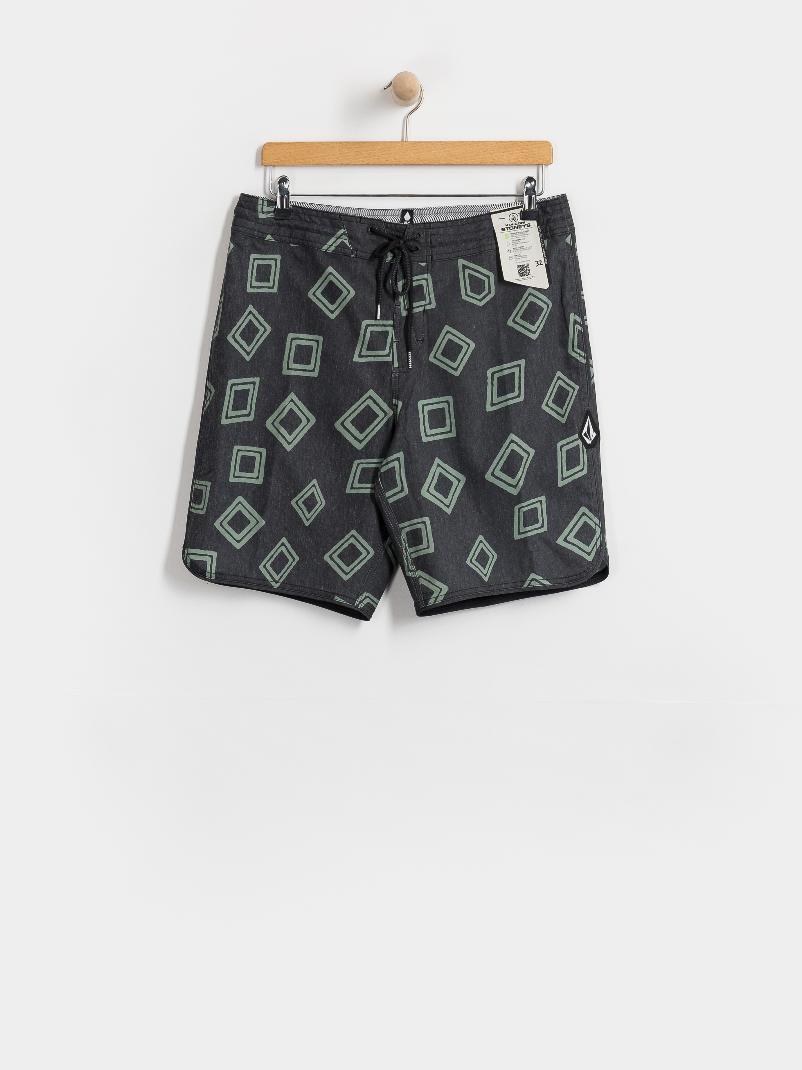 Boardshort Volcom Contact Scallop Stoney 19 (black)