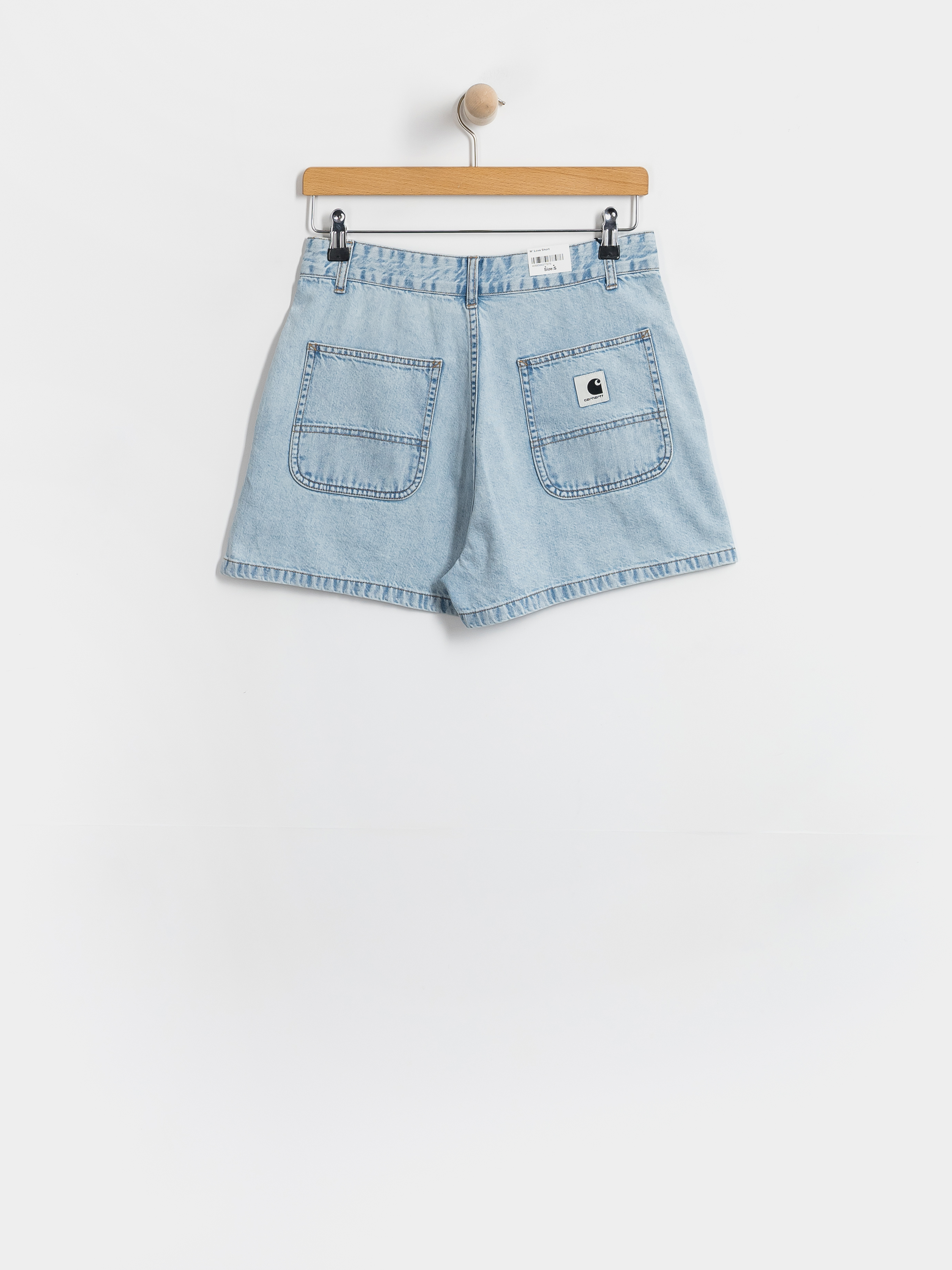 Rövidnadrág Carhartt WIP Lova Wmn (blue stone bleached)