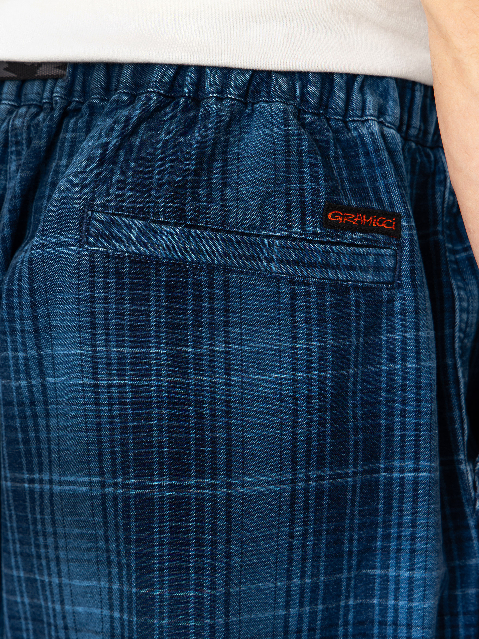 Gramicci Lagoon Short Denim Plaid Rövidnadrág (ind check pla)