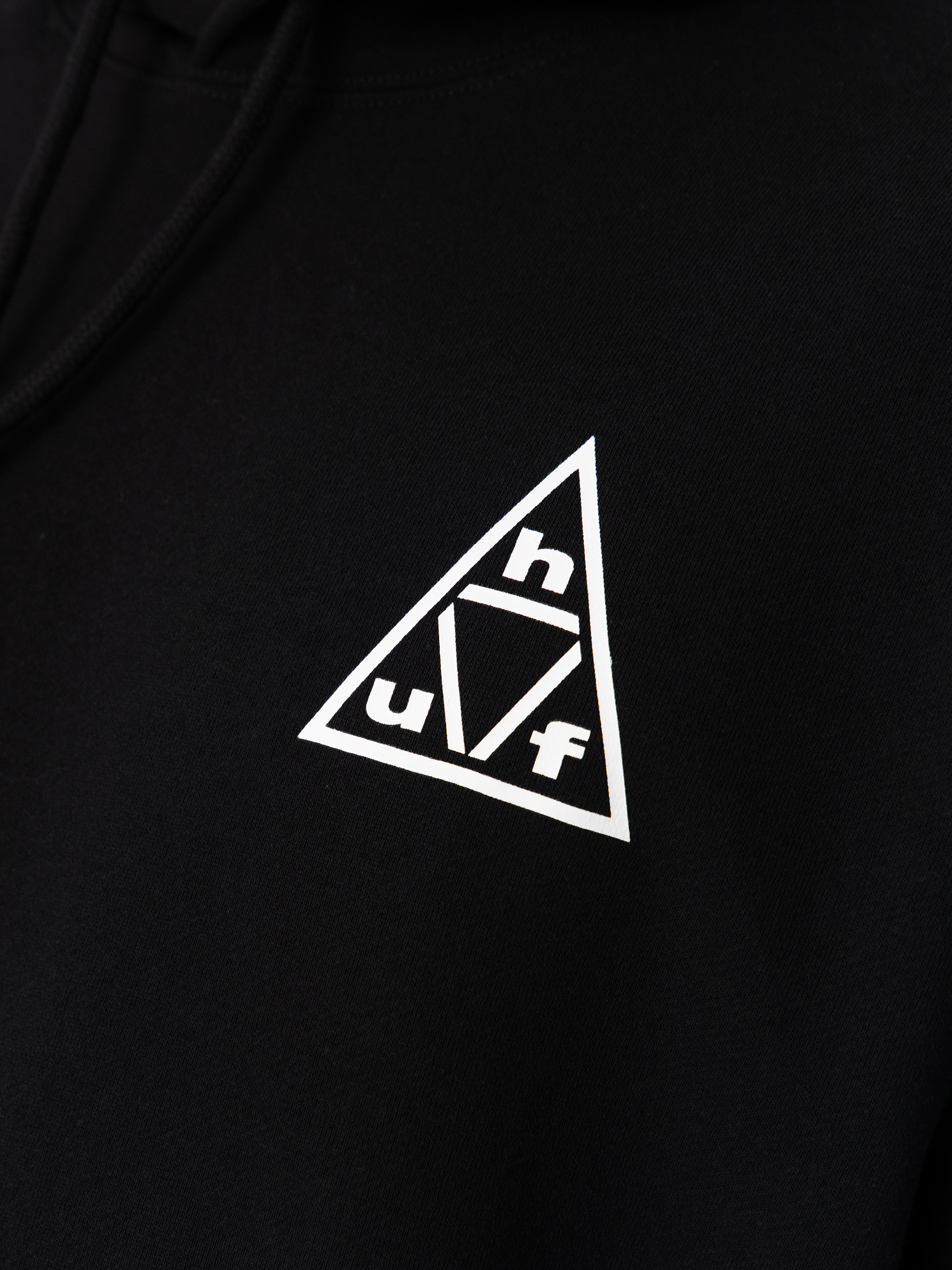 HUF Triple Triangle HD Kapucnis pulóver (black/white)